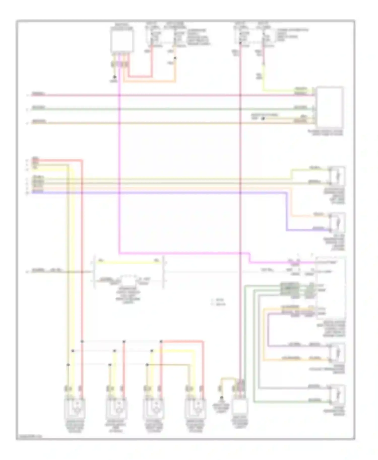 Z4 BMW E85/E86 facelift (2005-2009): Automatic a/c circuit (2 of 2)