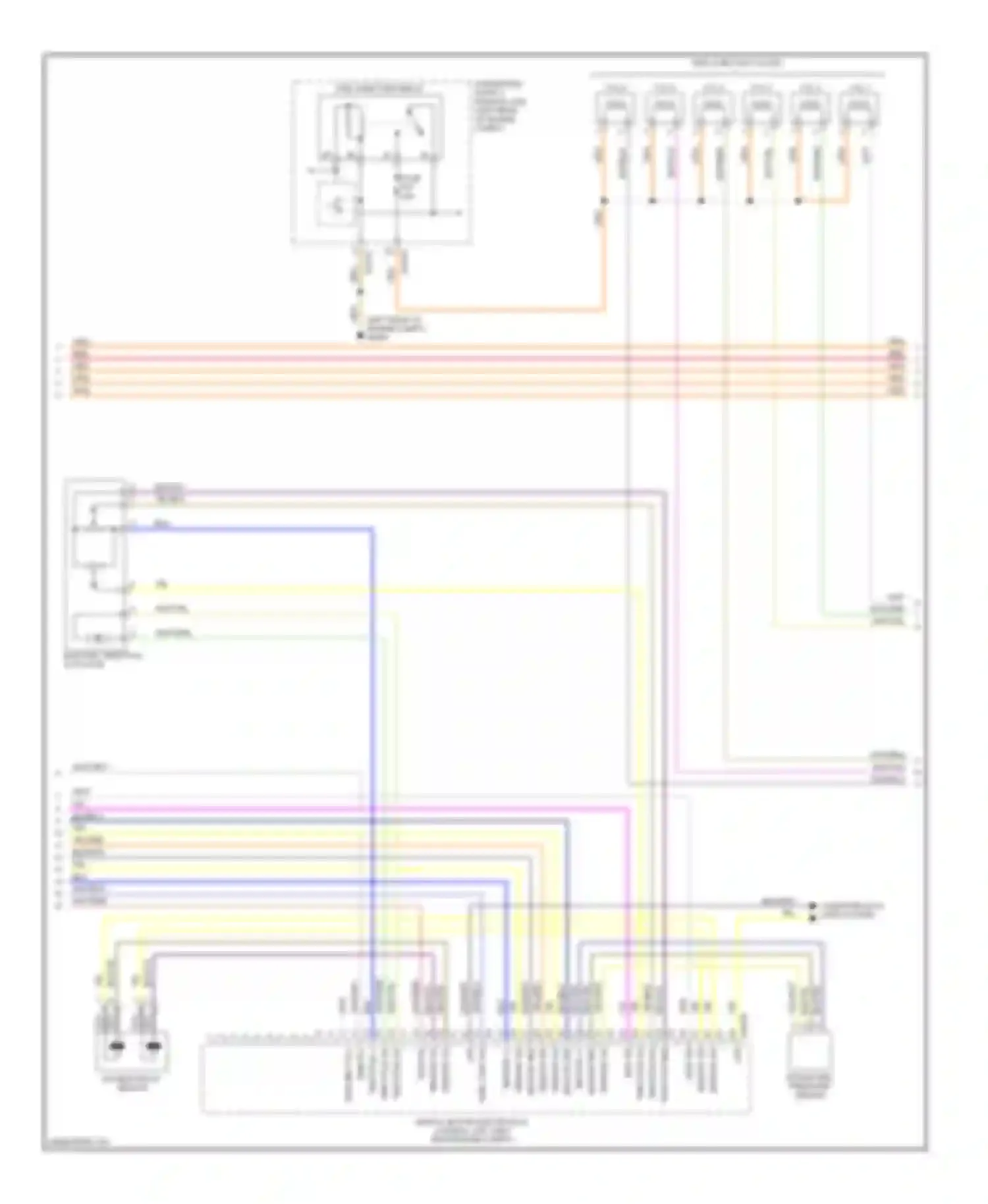 Z4 BMW E85/E86 facelift (2005-2009): Wiring diagram engine performance 3.0l (3 of 4)