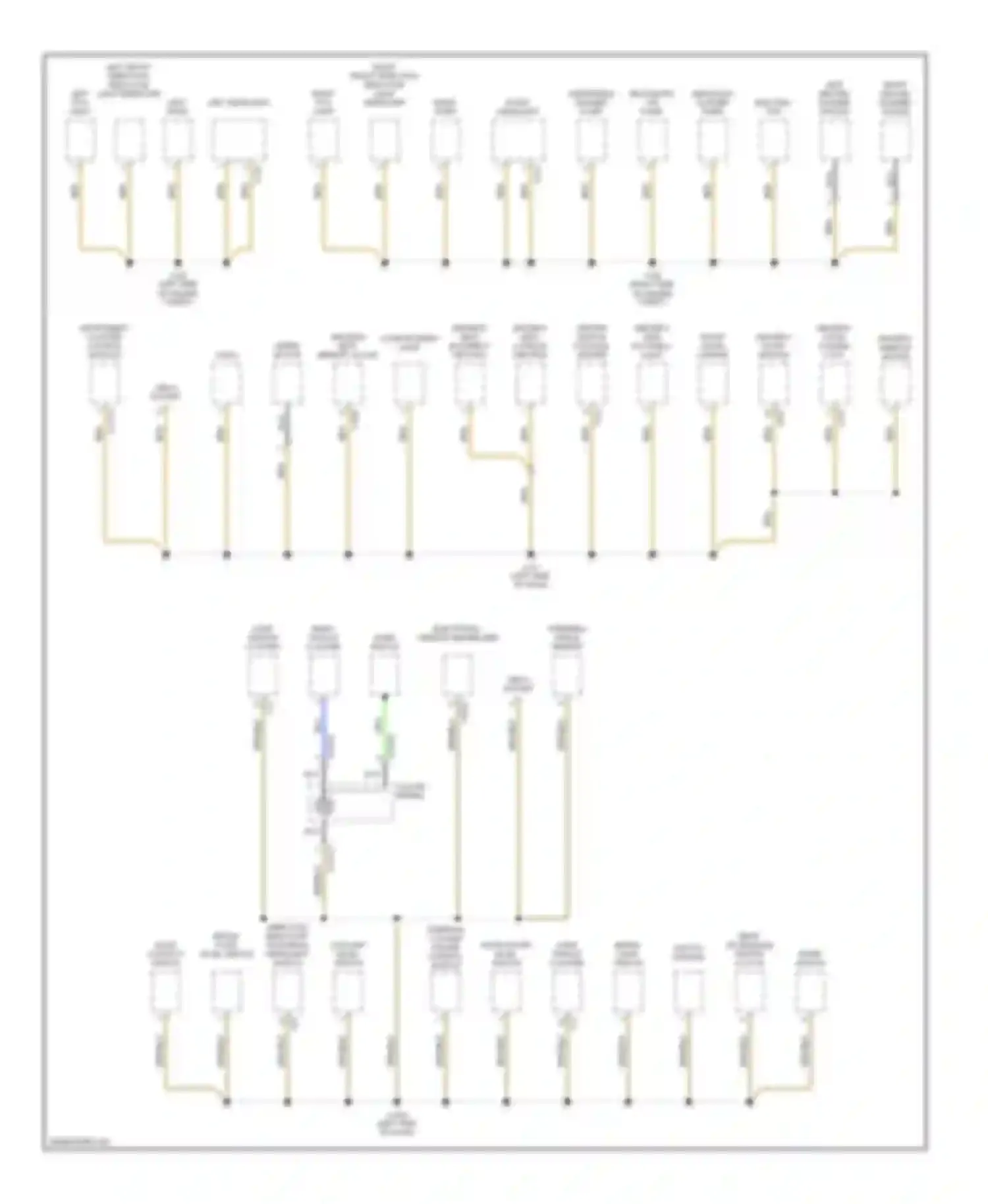 Z4 BMW E85/E86 facelift (2005-2009): Ground distribution circuit (1 of 4)