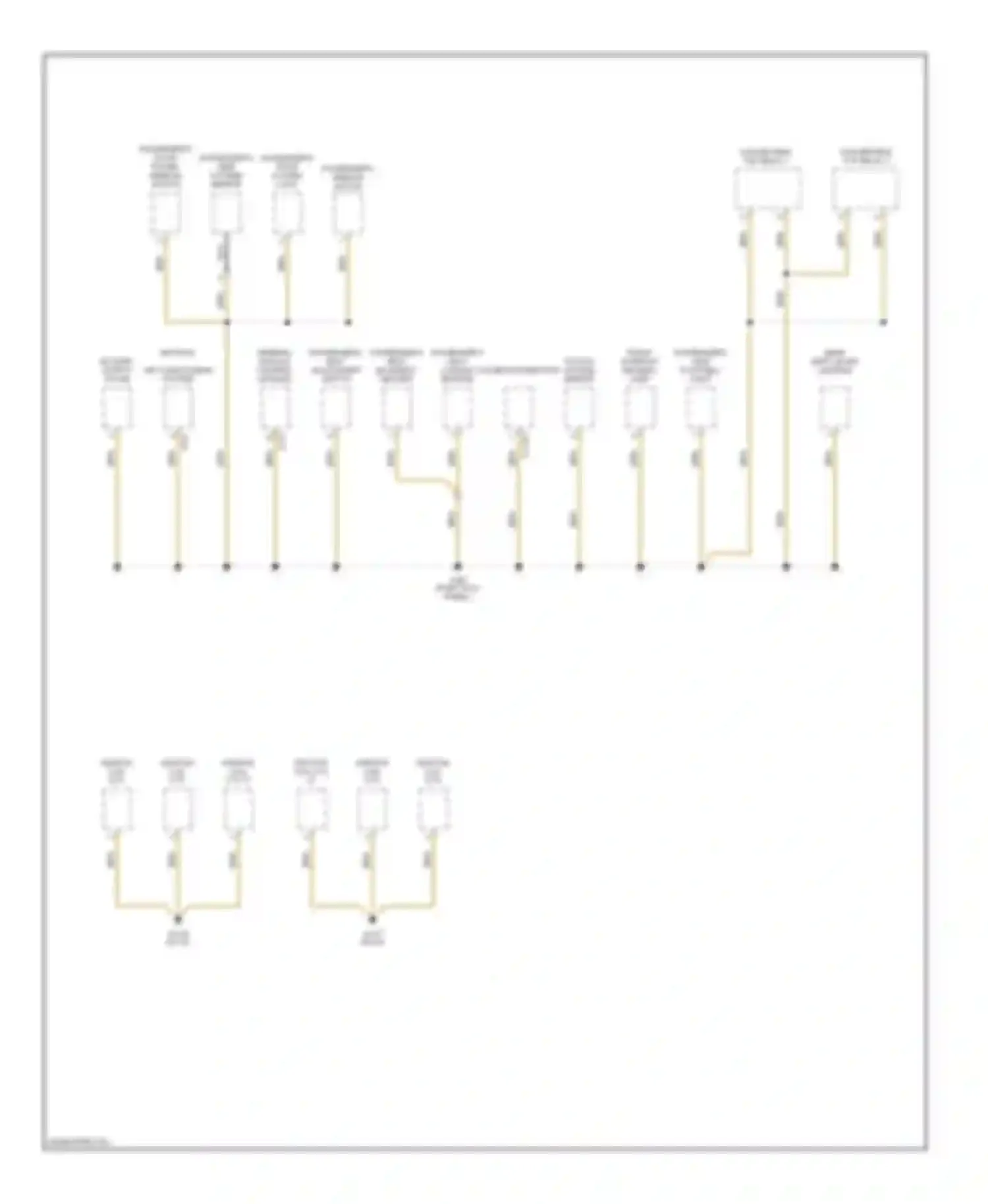 Z4 BMW E85/E86 facelift (2005-2009): Ground distribution circuit (3 of 4)