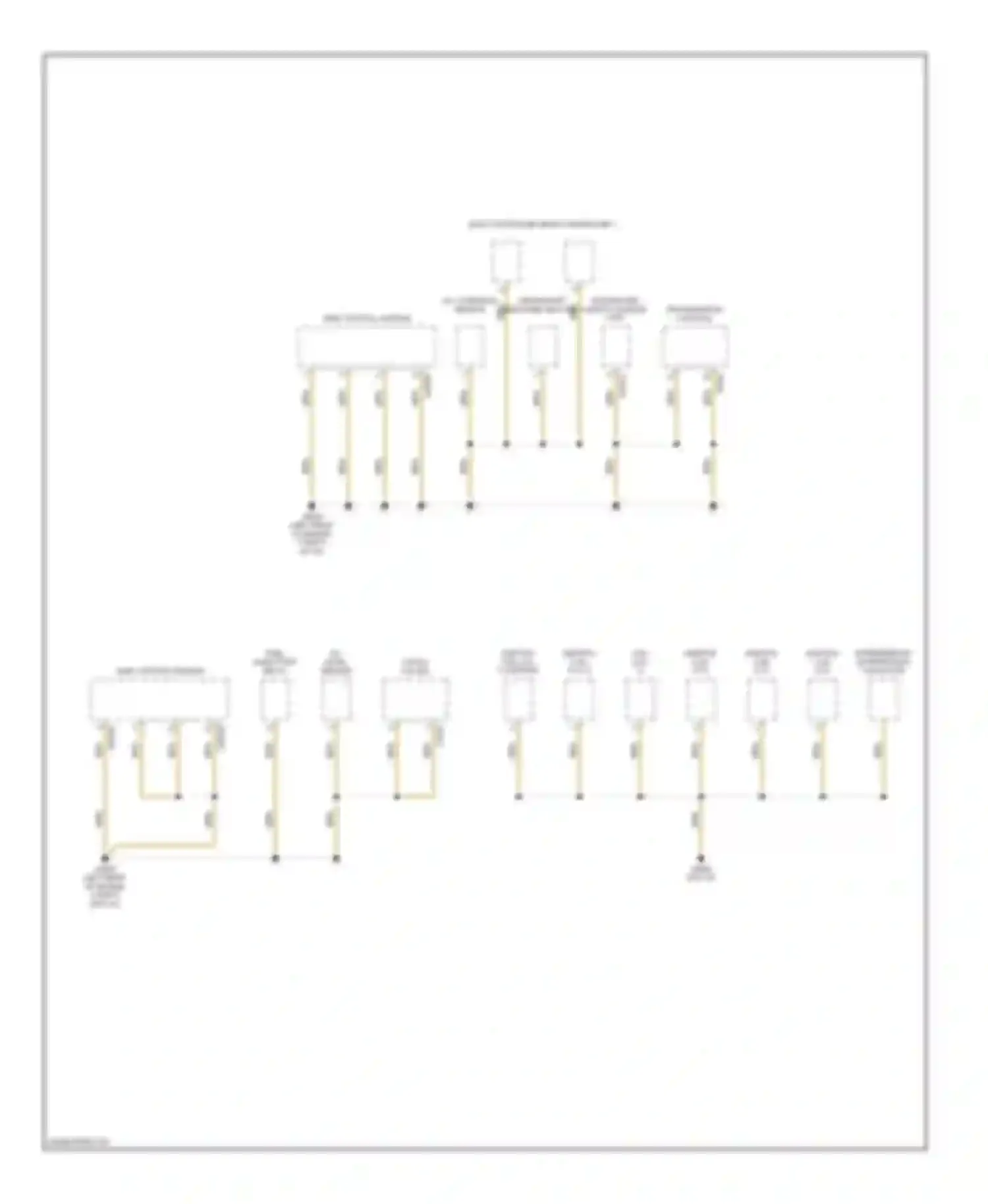 Z4 BMW E85/E86 facelift (2005-2009): Ground distribution circuit (4 of 4)