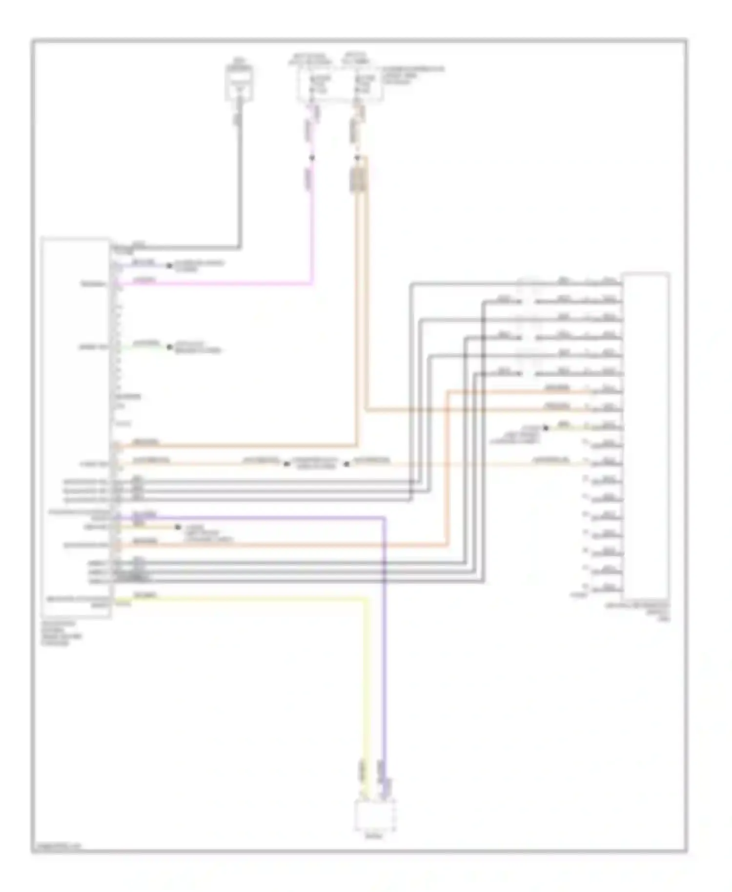 Z4 BMW E85/E86 facelift (2005-2009): Navigation circuit, without video module