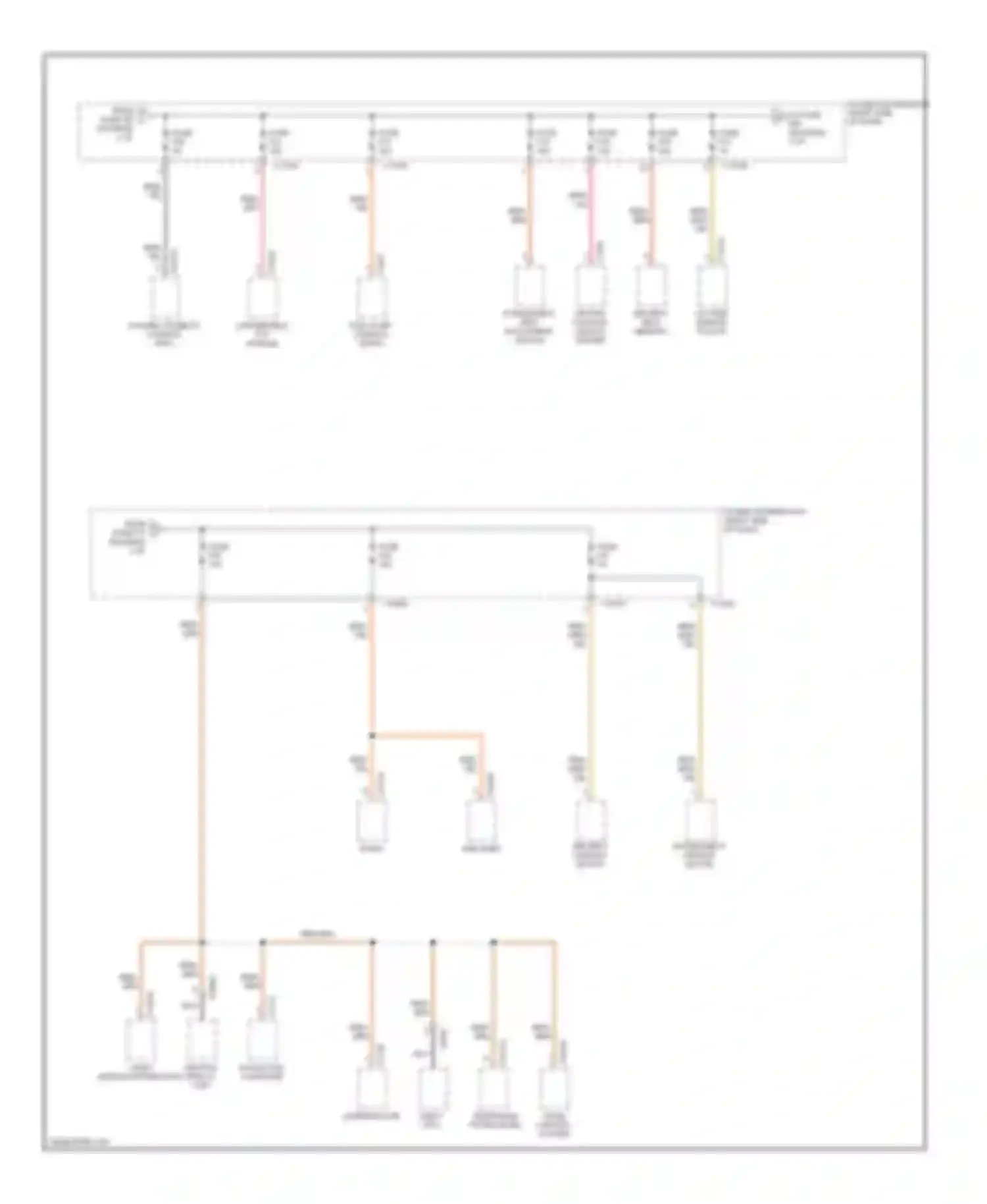 Z4 BMW E85/E86 facelift (2005-2009): Power distribution circuit (3 of 5)