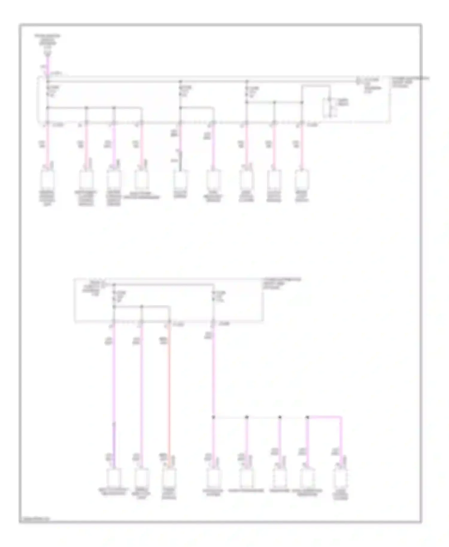 Z4 BMW E85/E86 facelift (2005-2009): Power distribution circuit (5 of 5)