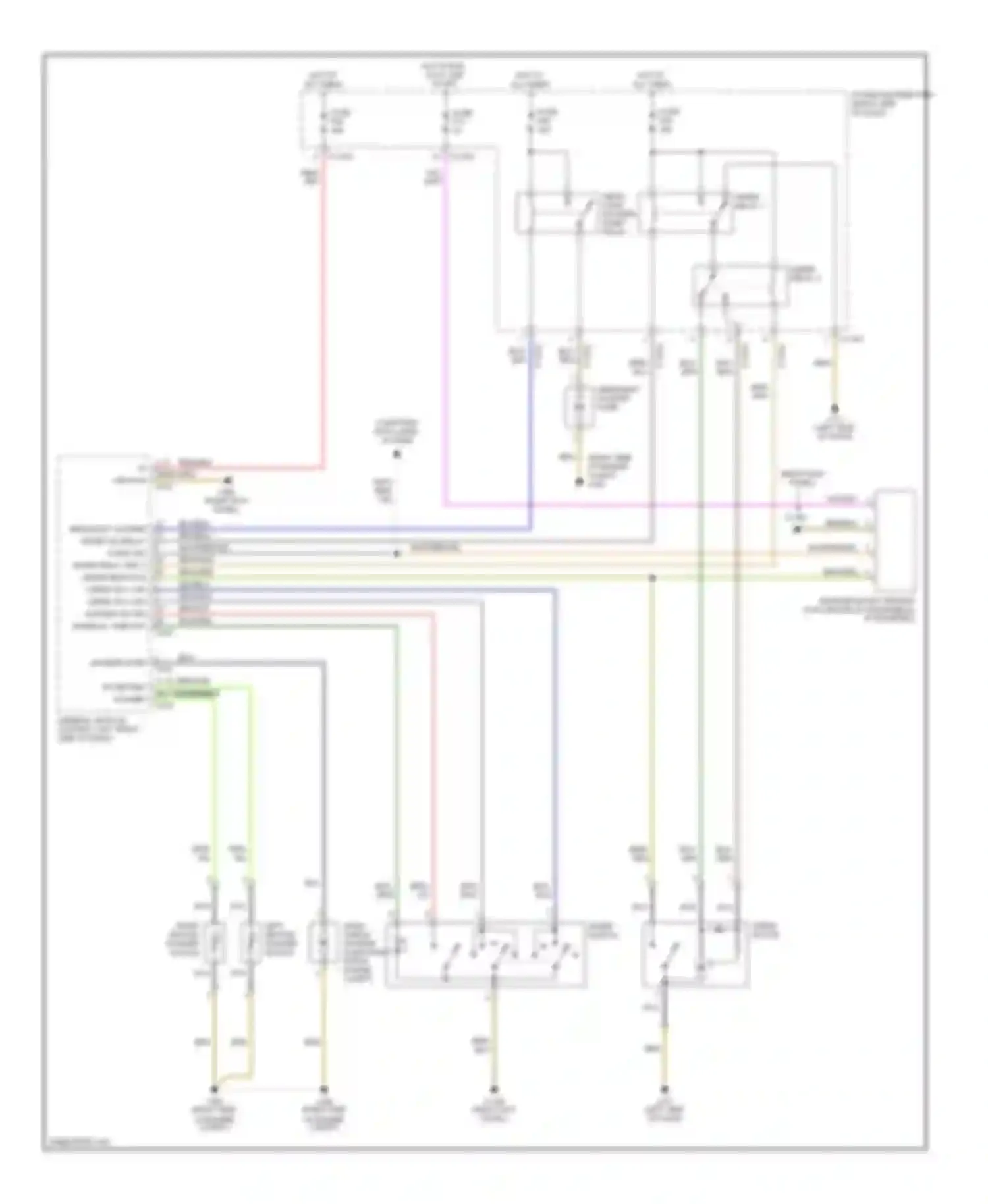 Z4 BMW E85/E86 facelift (2005-2009): Wiper/washer circuit