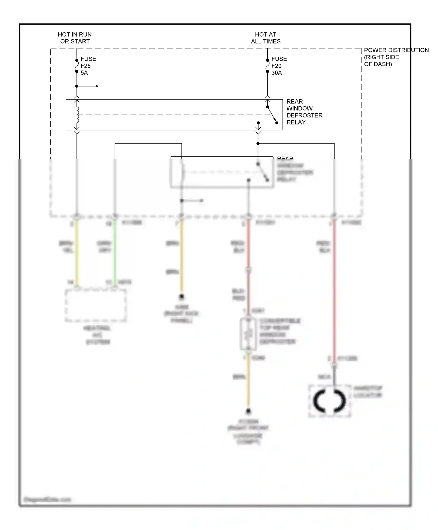 Wiring diagram blk for BMW Z4 E85/E86 facelift (2005-2009) (8 of 40)