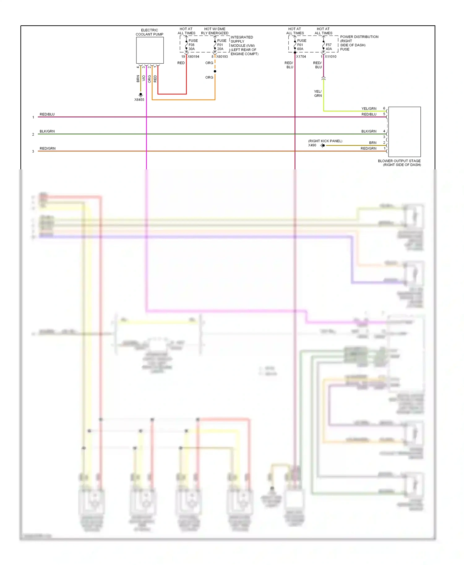 Wiring diagram blk/grn for BMW Z4 E85/E86 facelift (2005-2009) (3 of 16)