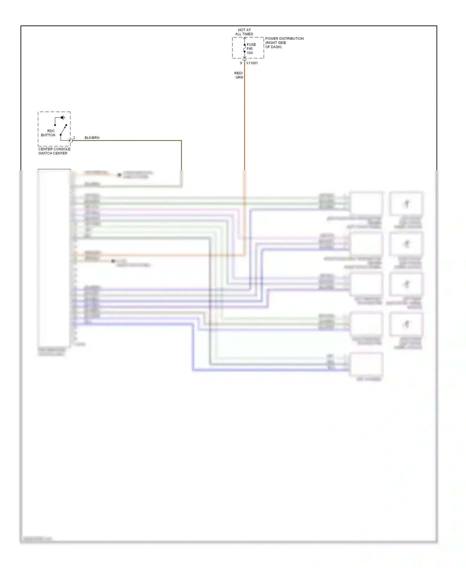 Wiring diagram blu/brn for BMW Z4 E85/E86 facelift (2005-2009) (15 of 15)