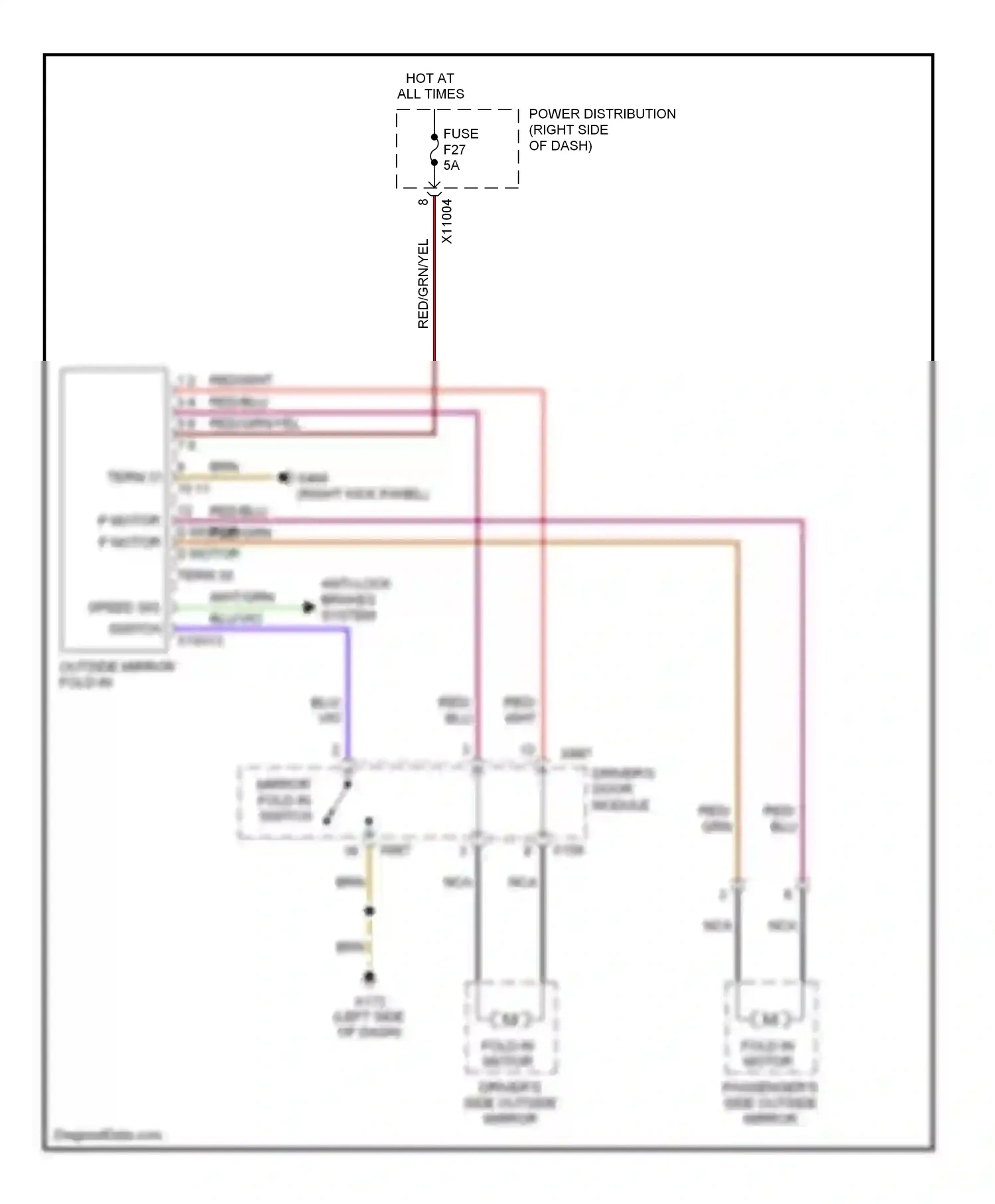 Wiring diagram brn for BMW Z4 E85/E86 facelift (2005-2009) (42 of 61)