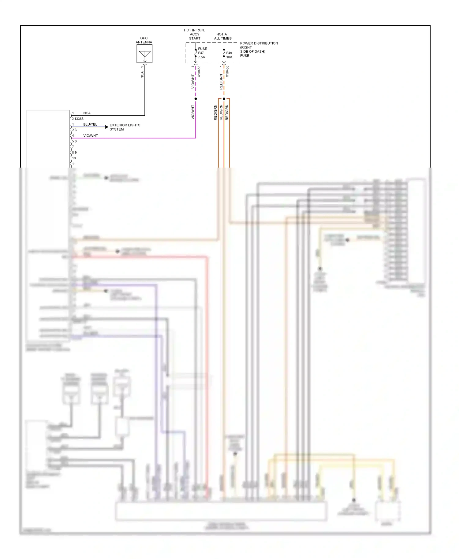 Wiring diagram gry for BMW Z4 E85/E86 facelift (2005-2009) (12 of 28)