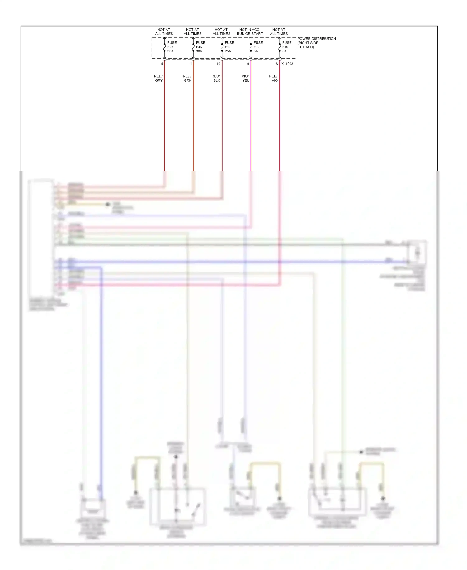 Wiring diagram gry/brn for BMW Z4 E85/E86 facelift (2005-2009) (13 of 13)