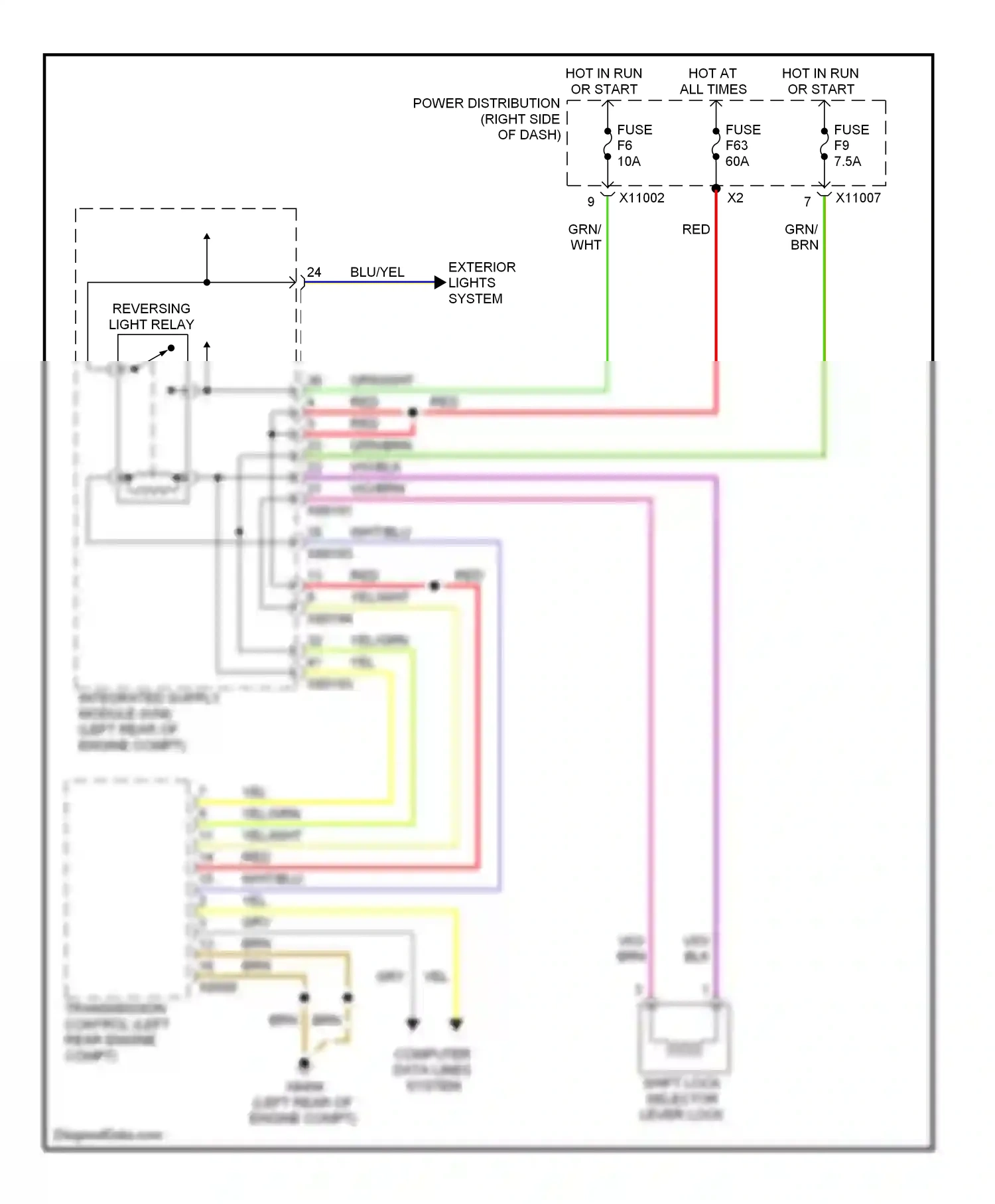 Wiring diagram red for BMW Z4 E85/E86 facelift (2005-2009) (38 of 45)