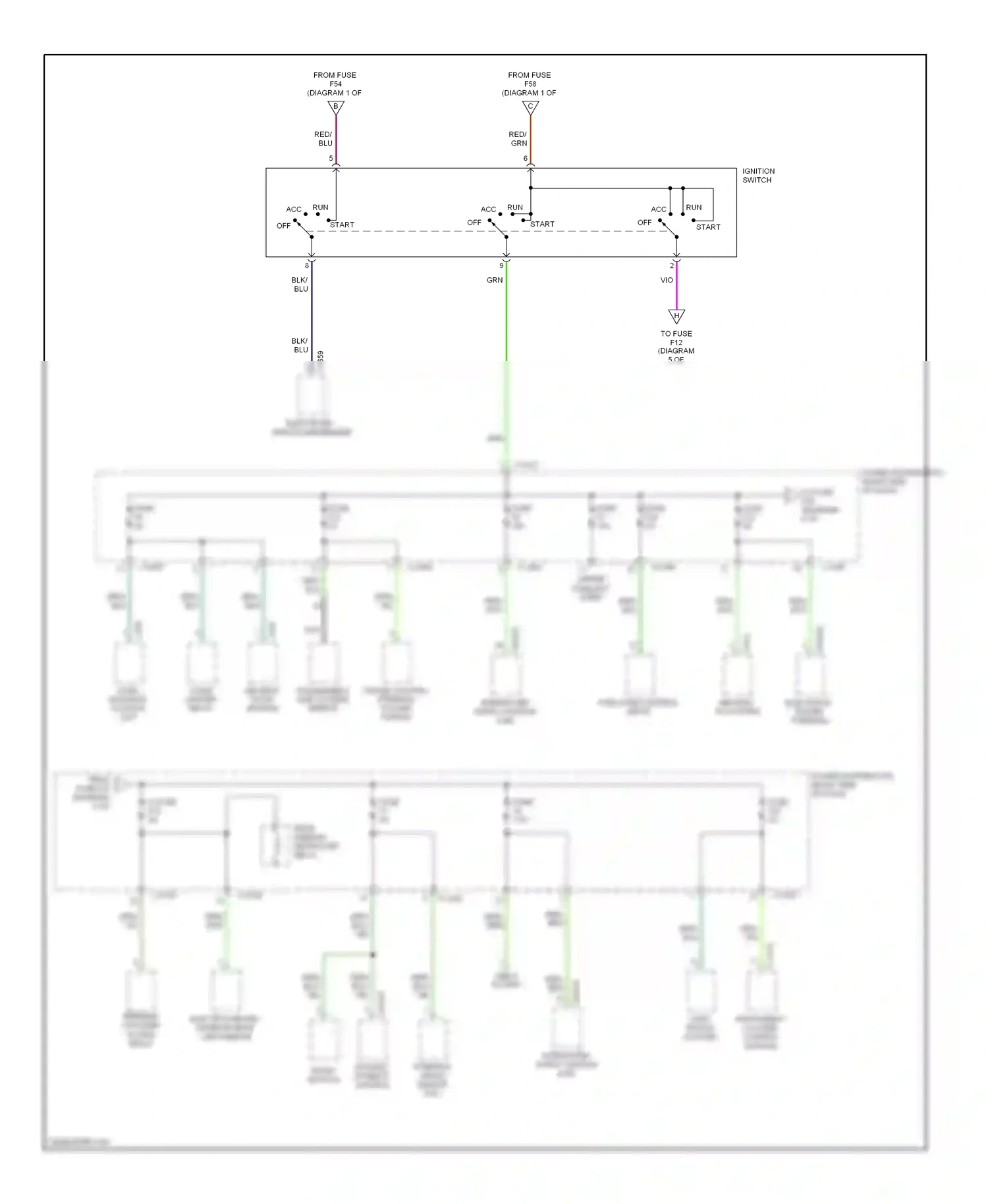 Wiring diagram red for BMW Z4 E85/E86 facelift (2005-2009) (28 of 45)