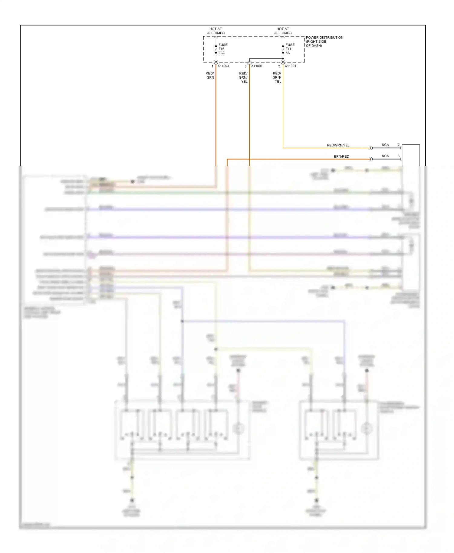 Wiring diagram red for BMW Z4 E85/E86 facelift (2005-2009) (36 of 45)