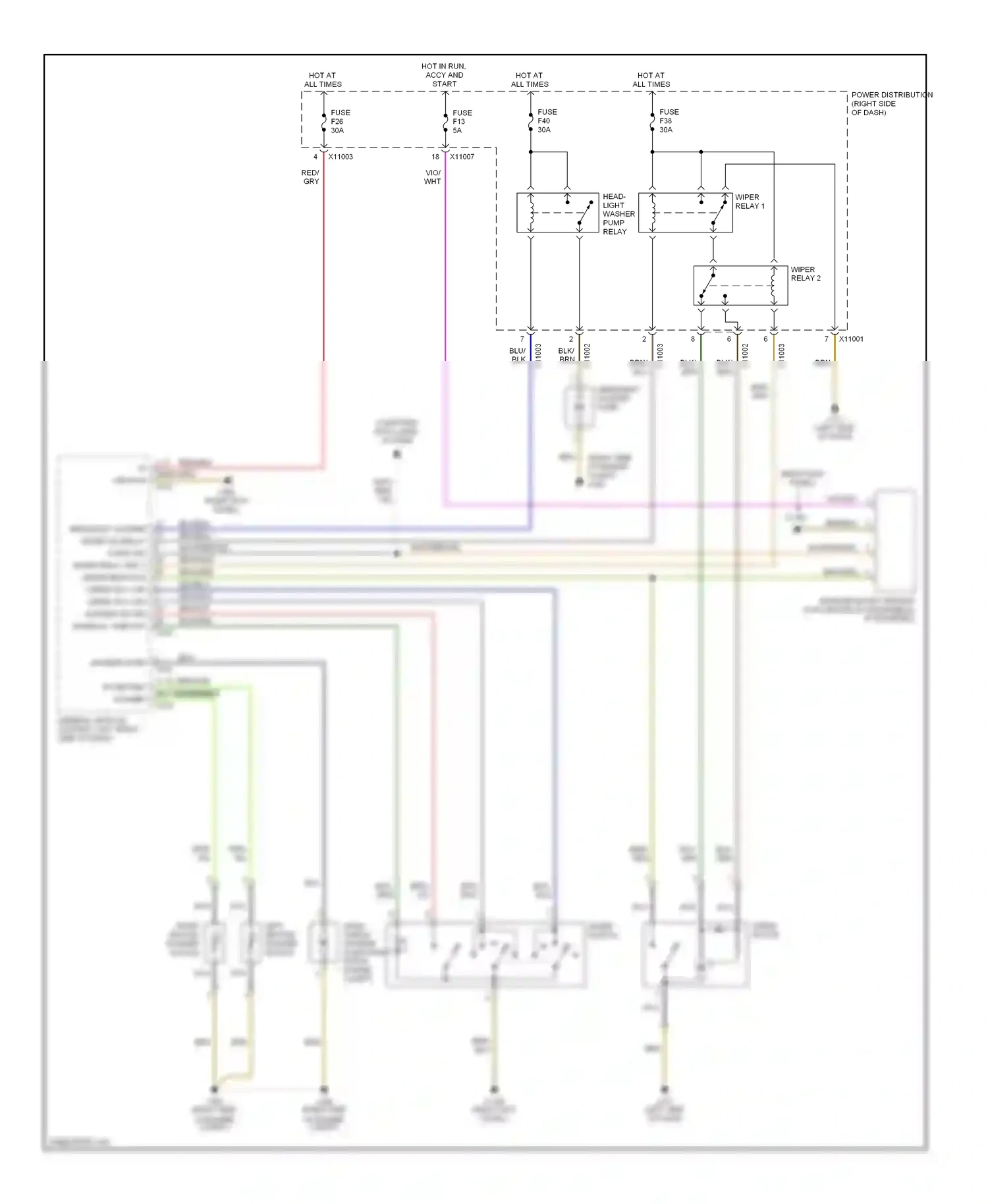 Wiring diagram red/gry for BMW Z4 E85/E86 facelift (2005-2009) (7 of 7)