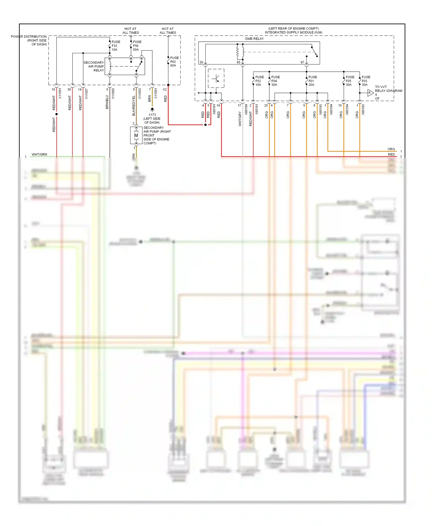 Wiring diagram red/wht for BMW Z4 E85/E86 facelift (2005-2009) (7 of 8)