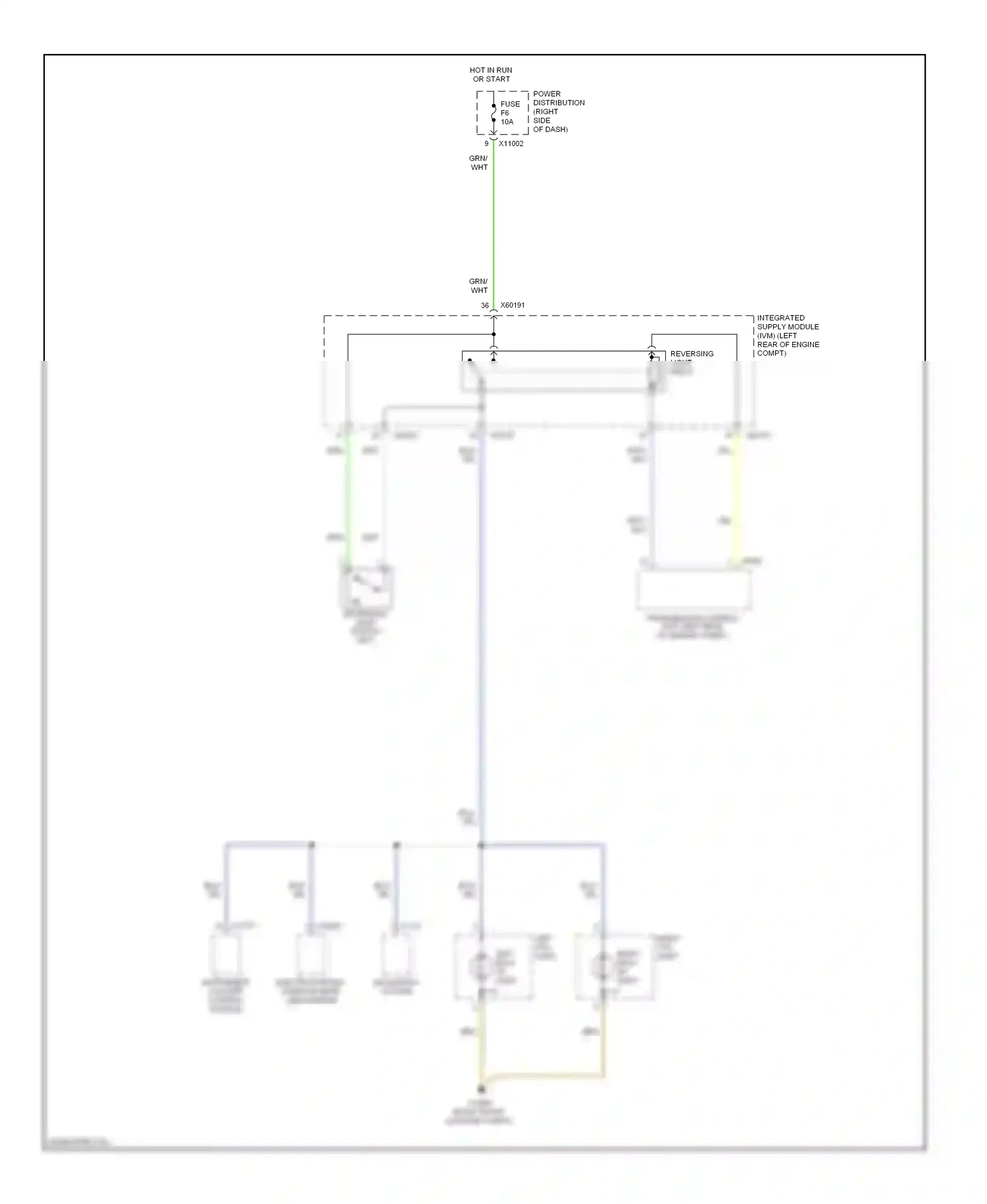 Wiring diagram right tail light for BMW Z4 E85/E86 facelift (2005-2009) (1 of 1)