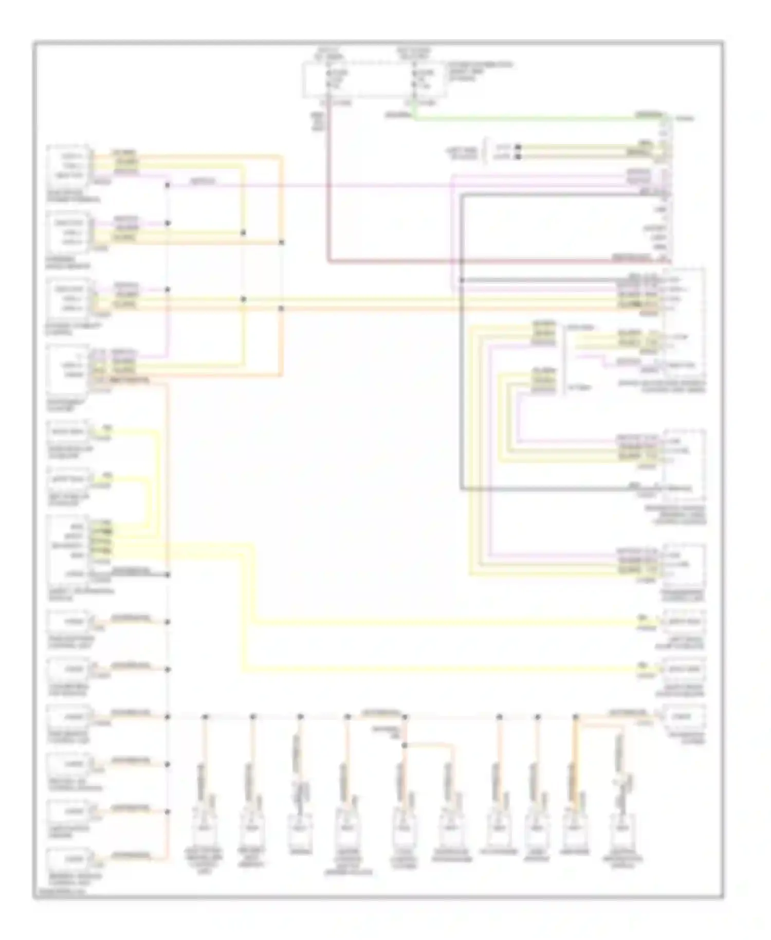 Z4 BMW E85/E86 (2002-2005): Computer data lines circuit