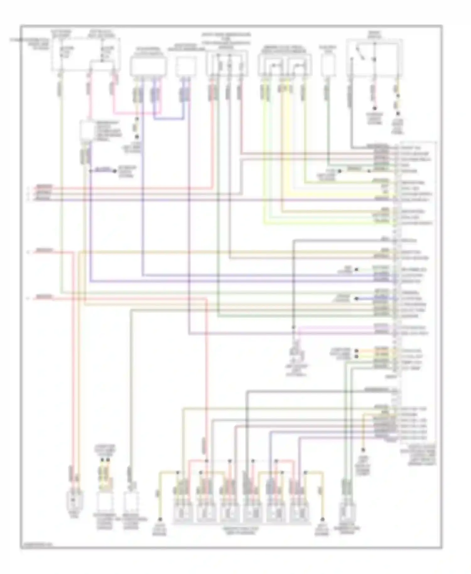 Z4 BMW E85/E86 (2002-2005): Wiring diagram engine performance 3.0l (3 of 3)