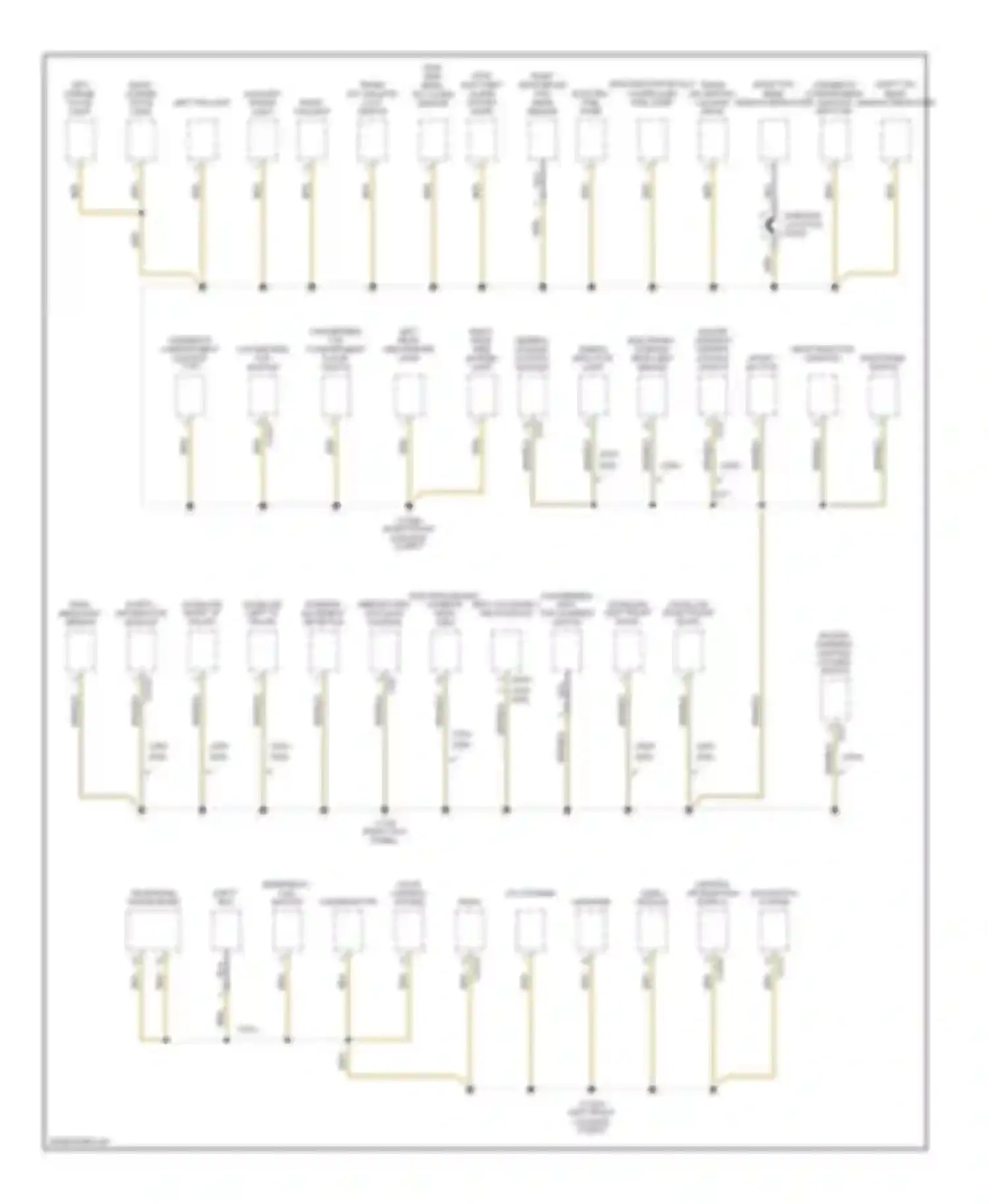 Z4 BMW E85/E86 (2002-2005): Ground distribution circuit (2 of 3)