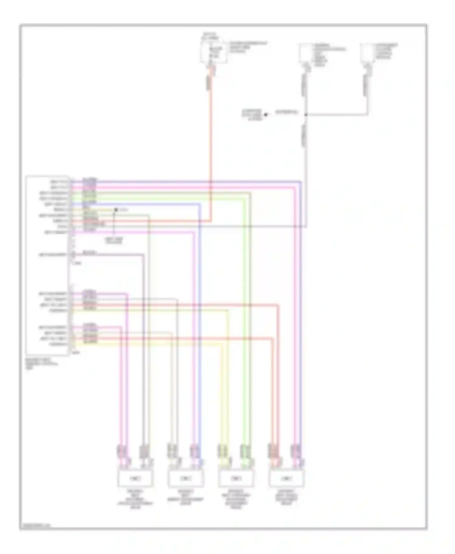 Z4 BMW E85/E86 (2002-2005): Memory systems circuit