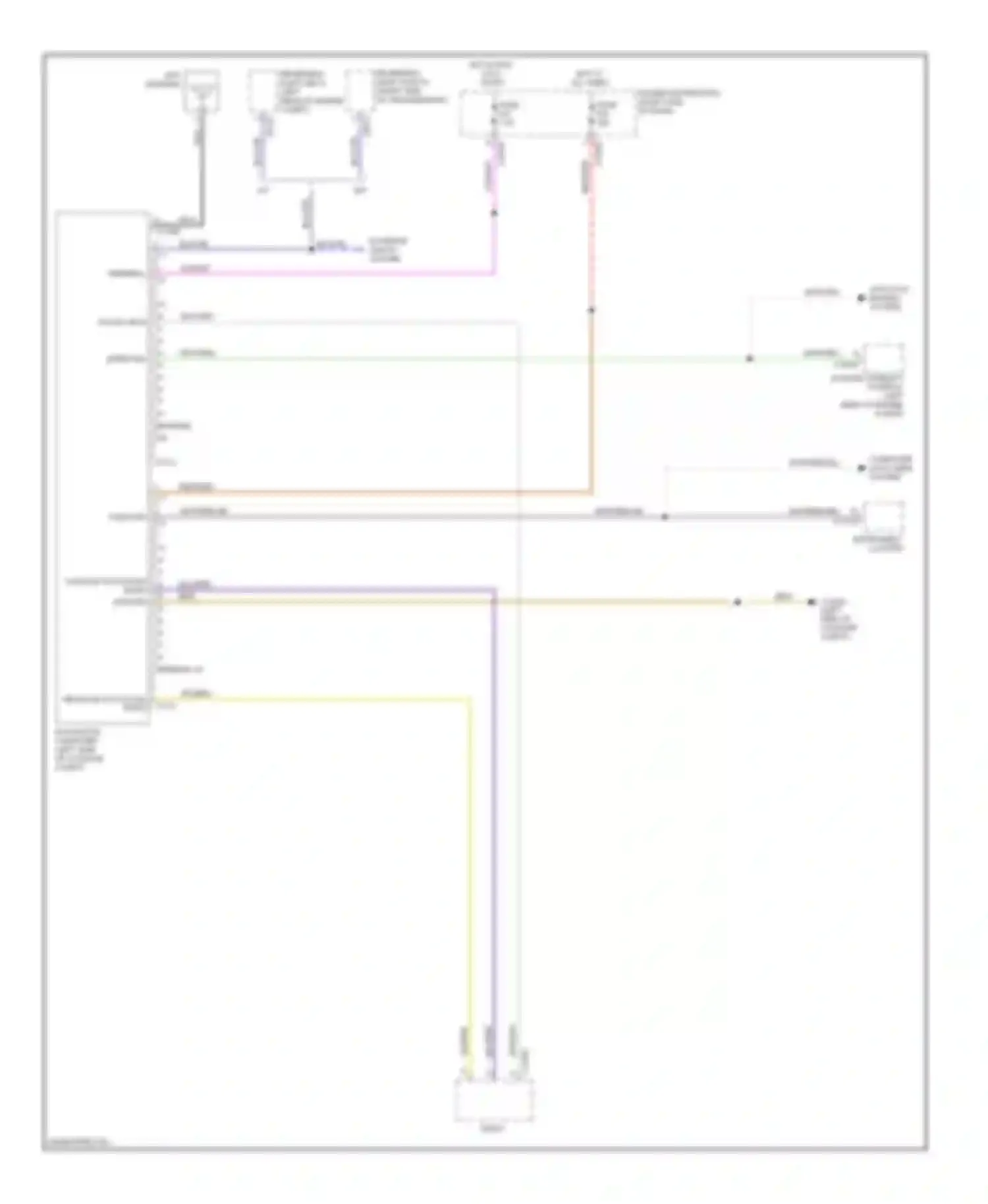 Z4 BMW E85/E86 (2002-2005): Navigation circuit, with mir