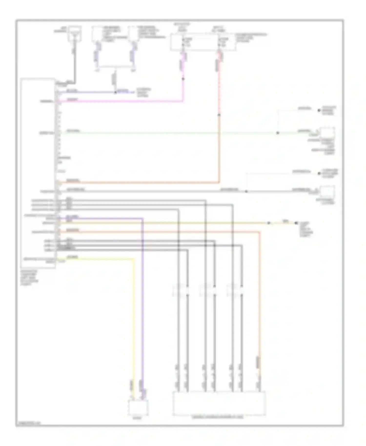 Z4 BMW E85/E86 (2002-2005): Navigation circuit, without vid