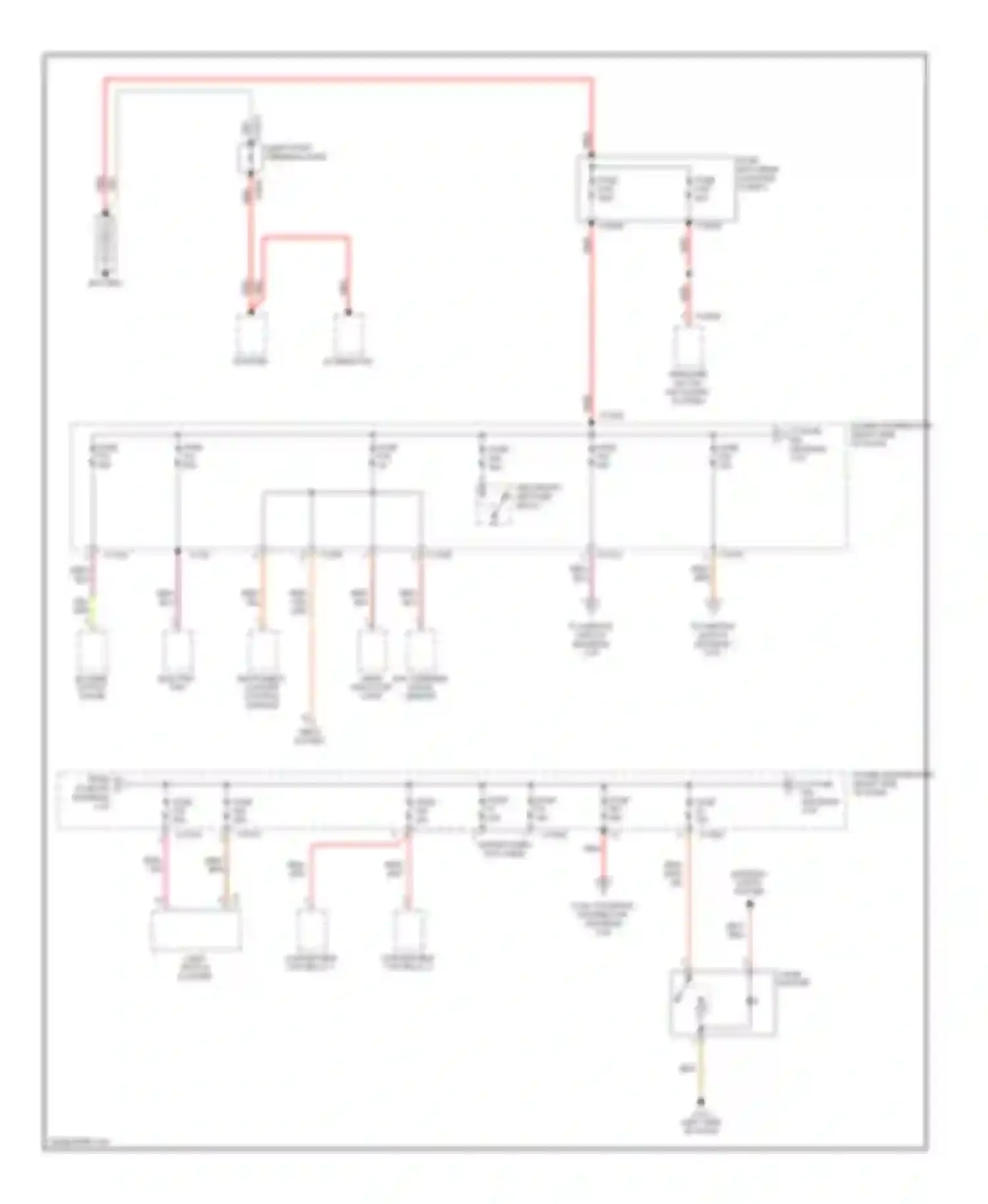 Z4 BMW E85/E86 (2002-2005): Power distribution circuit (1 of 6)