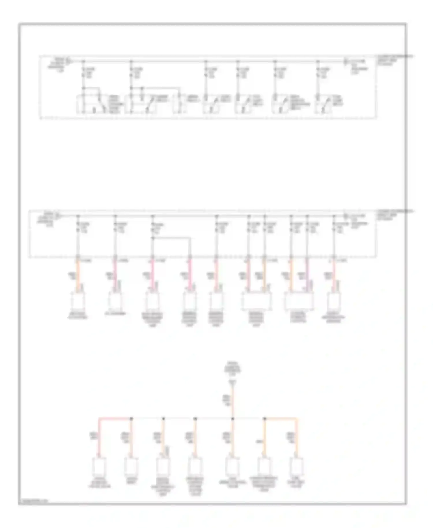 Z4 BMW E85/E86 (2002-2005): Power distribution circuit (3 of 6)