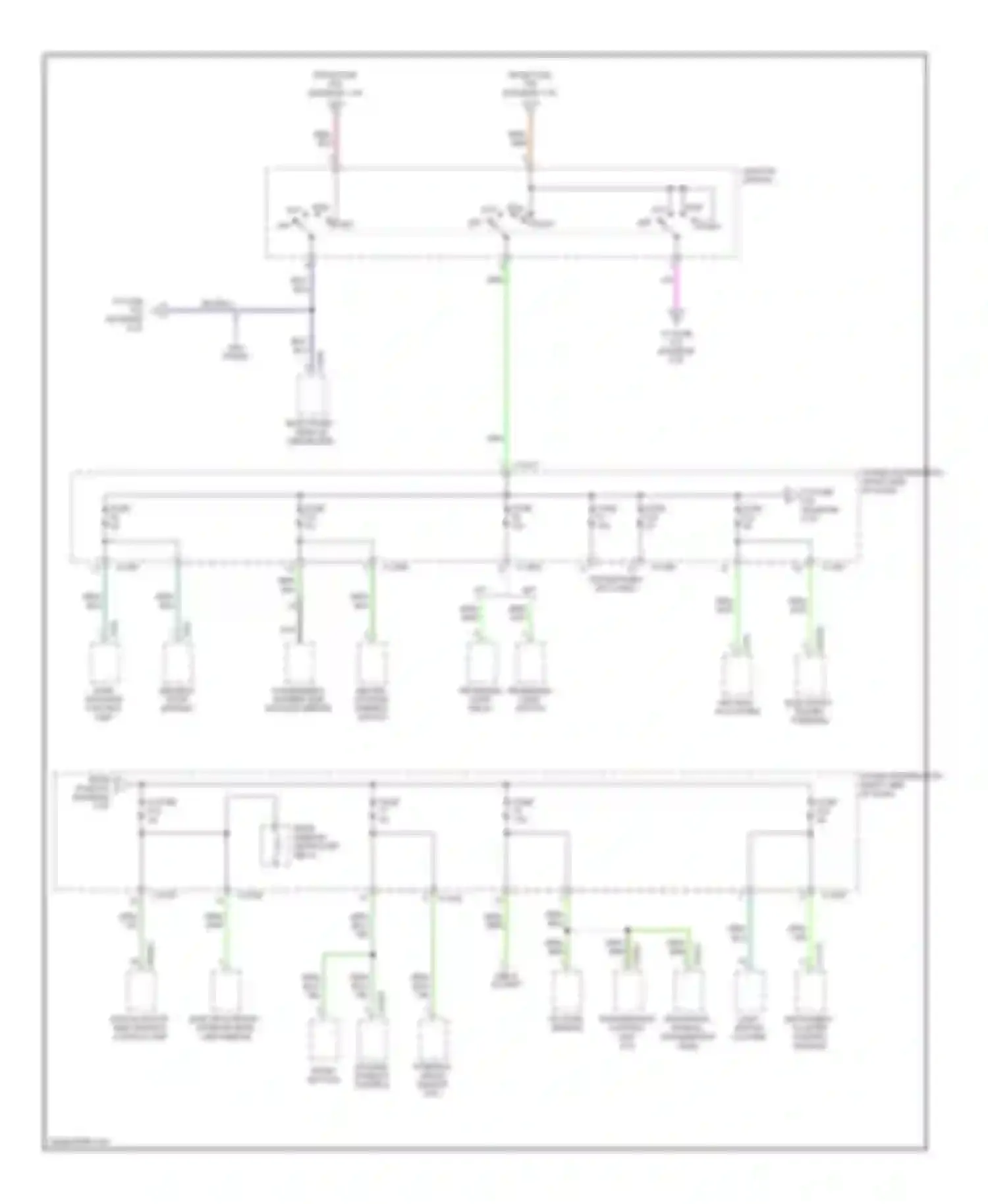 Z4 BMW E85/E86 (2002-2005): Power distribution circuit (5 of 6)