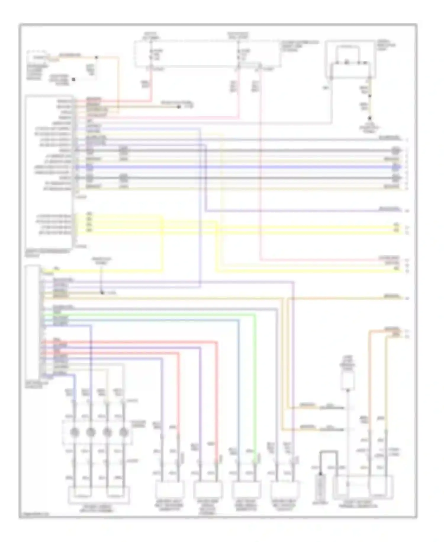 Z4 BMW E85/E86 (2002-2005): Supplemental restraints circuit (1 of 2)
