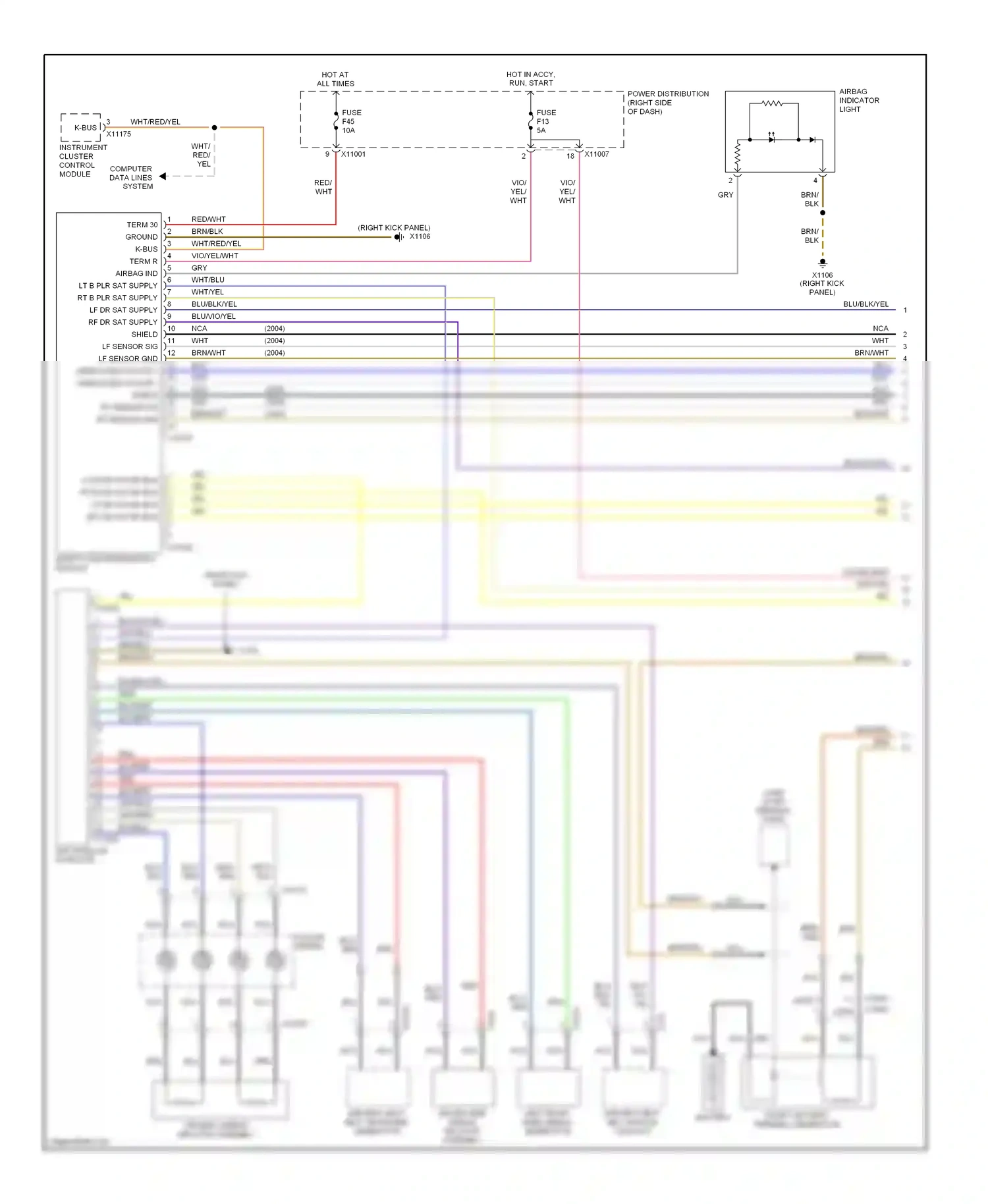 Wiring diagram blk for BMW Z4 E85/E86 (2002-2005) (39 of 45)