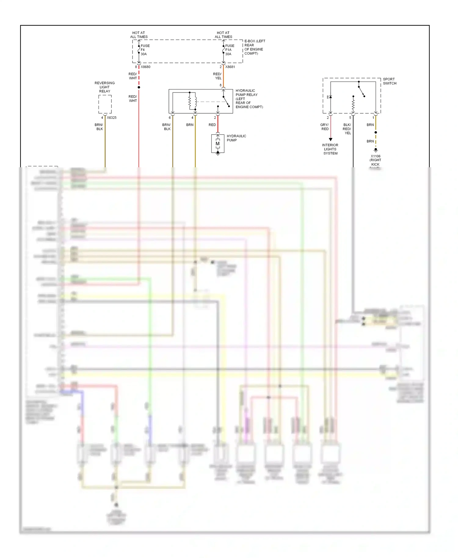 Wiring diagram blu for BMW Z4 E85/E86 (2002-2005) (42 of 48)