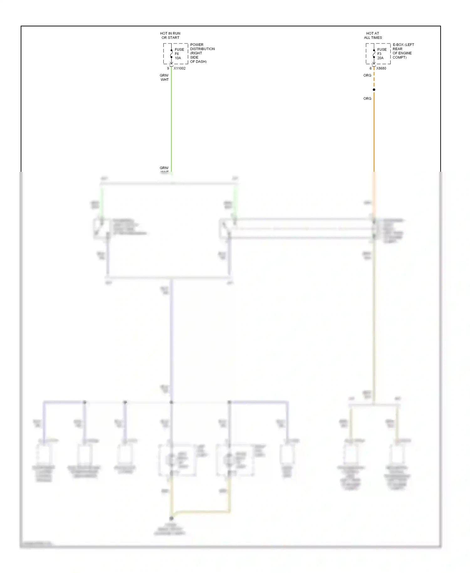 Wiring diagram blu for BMW Z4 E85/E86 (2002-2005) (11 of 48)
