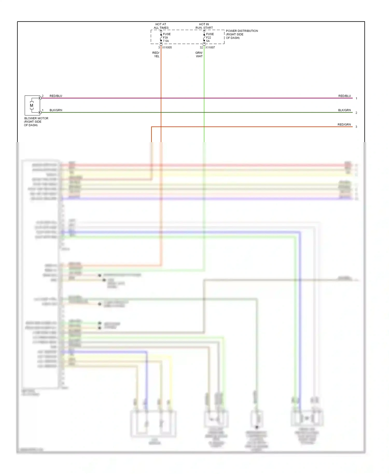 Wiring diagram blu/vio for BMW Z4 E85/E86 (2002-2005) (2 of 6)