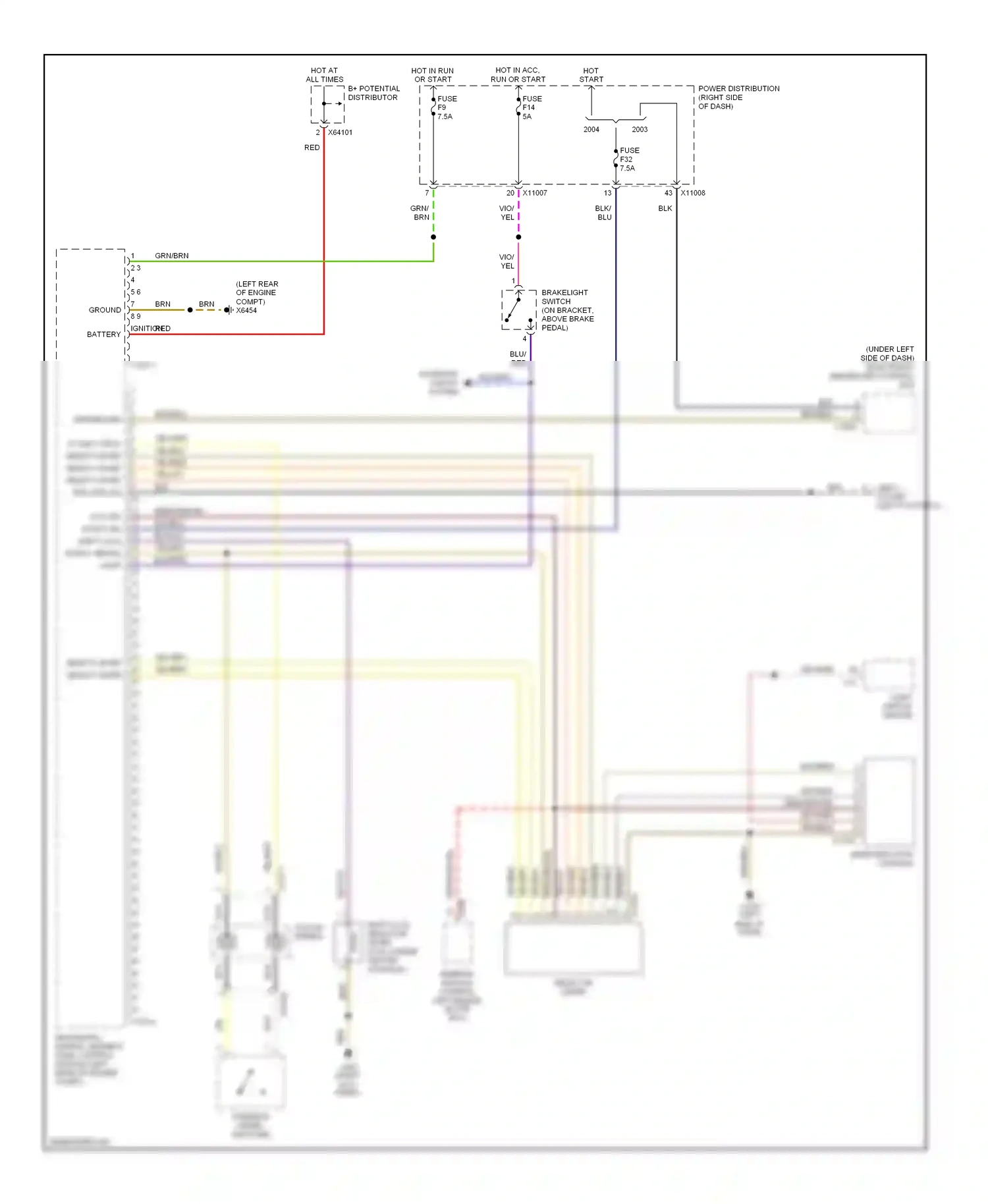 Wiring diagram grn for BMW Z4 E85/E86 (2002-2005) (31 of 37)