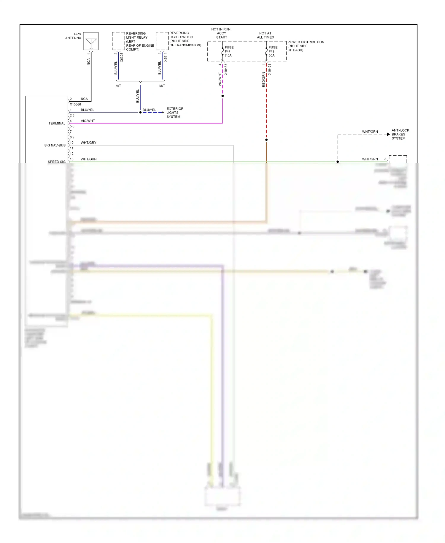 Wiring diagram nca for BMW Z4 E85/E86 (2002-2005) (16 of 43)