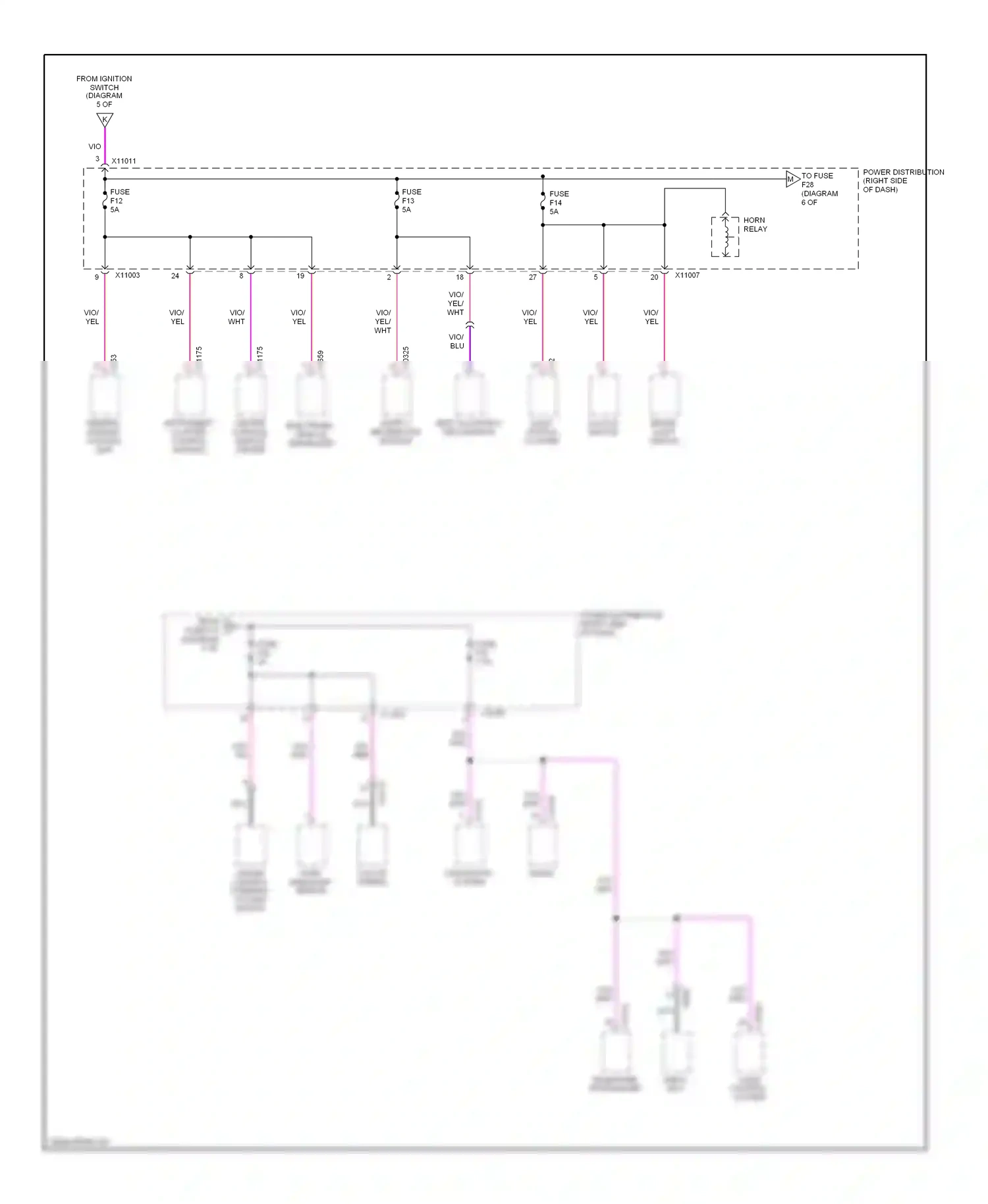 Wiring diagram rain/ headlight sensor for BMW Z4 E85/E86 (2002-2005) (2 of 2)