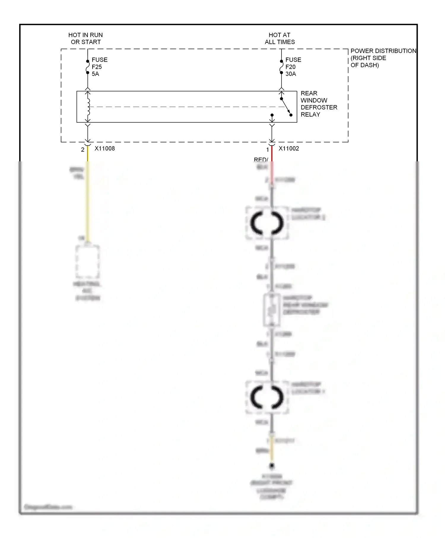 Wiring diagram red for BMW Z4 E85/E86 (2002-2005) (16 of 52)