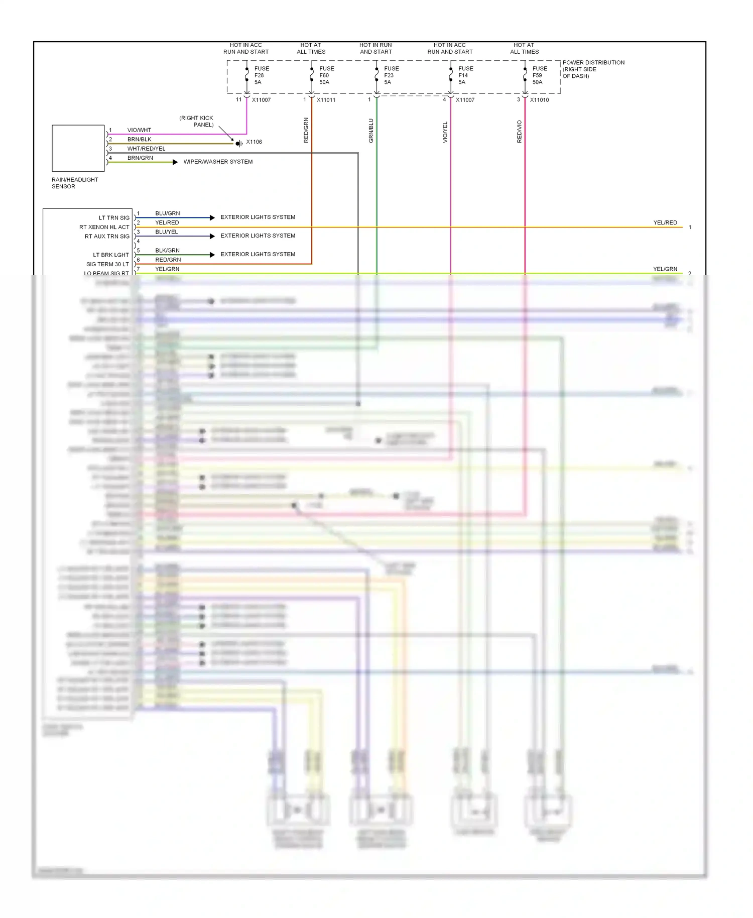Wiring diagram yel for BMW Z4 E85/E86 (2002-2005) (22 of 47)