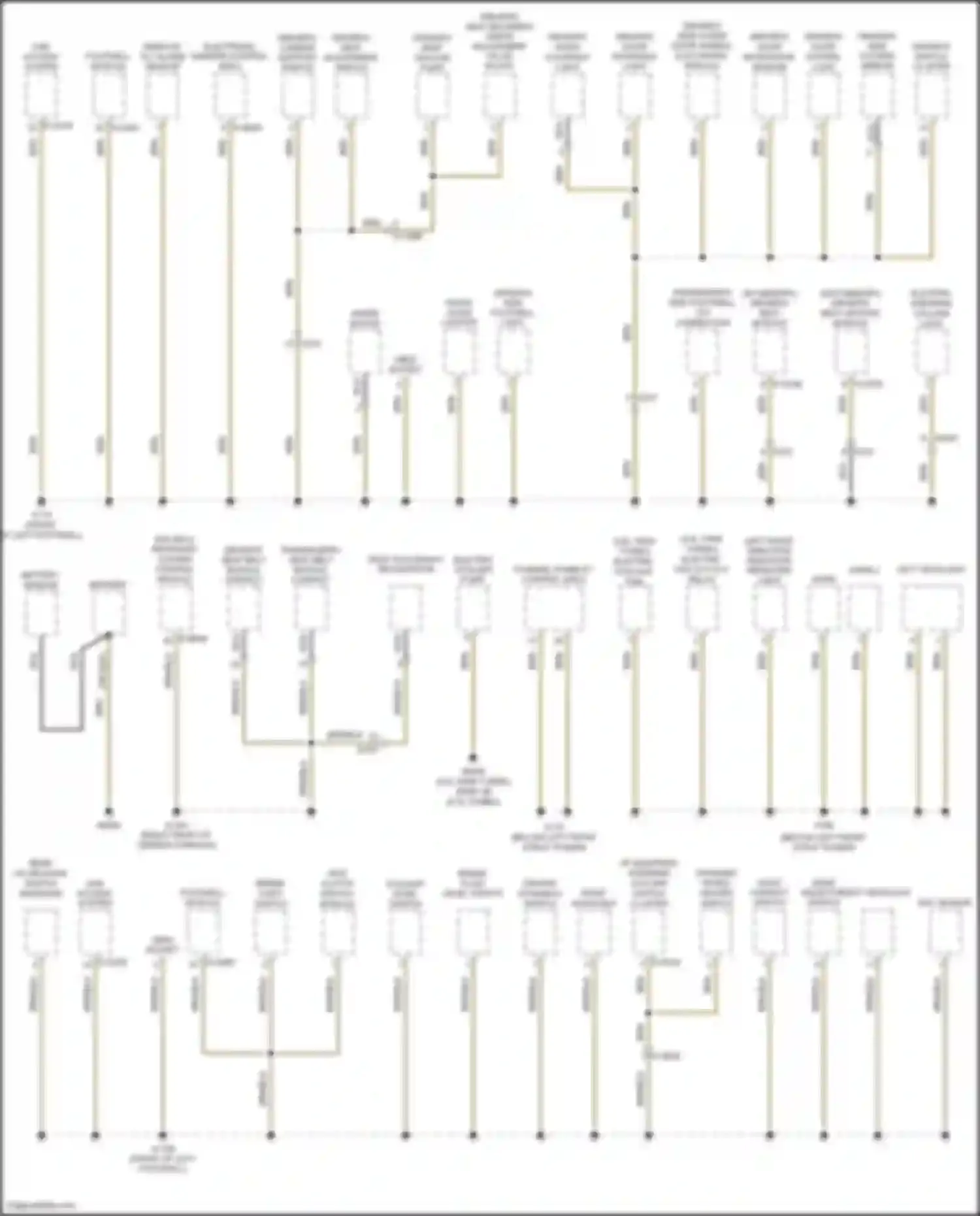 Z4 BMW E89 facelift (2013-2017): Ground distribution circuit (2 of 3)