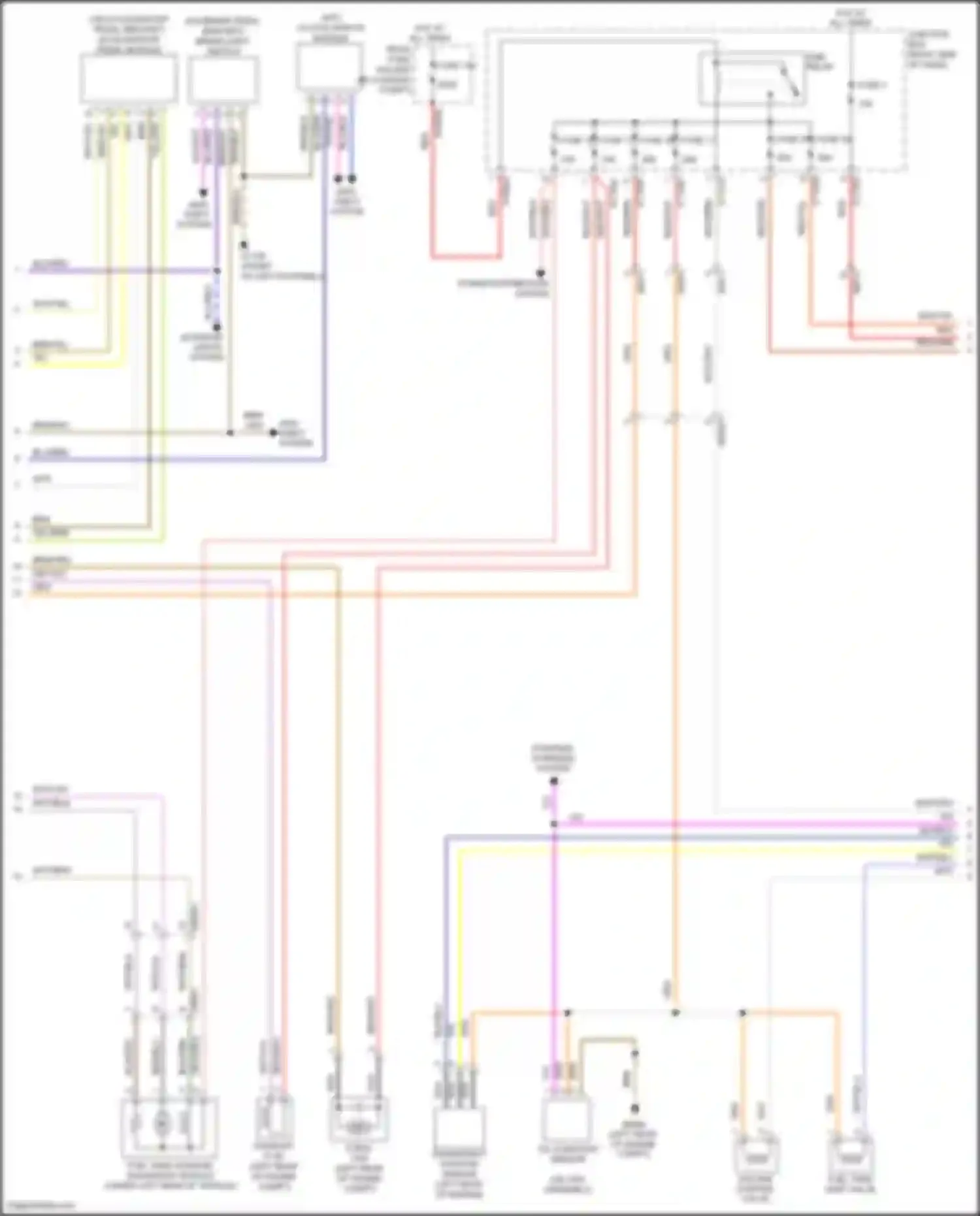 Wiring diagram accelerator pedal module for BMW Z4 E89 facelift (2013-2017) (3 of 3)