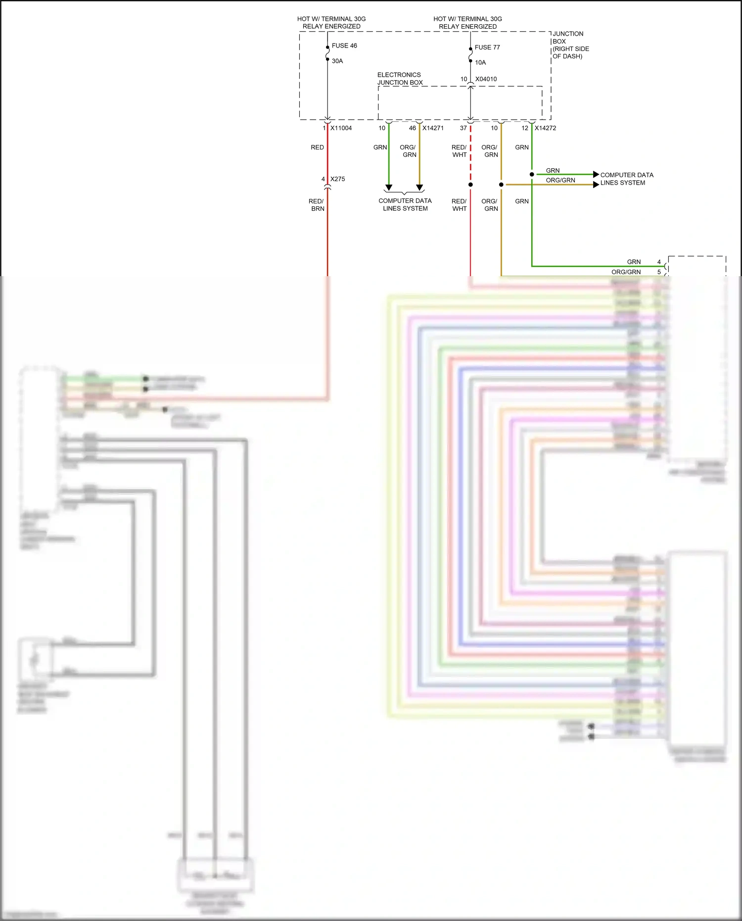 Wiring diagram blk for BMW Z4 E89 facelift (2013-2017) (44 of 60)