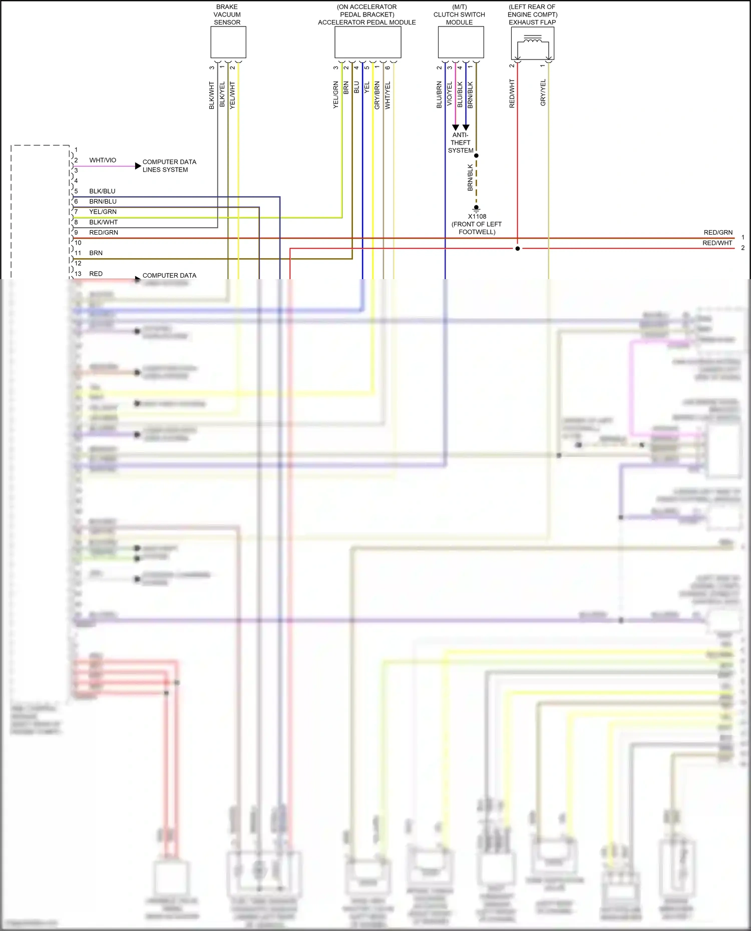 Wiring diagram blk/red for BMW Z4 E89 facelift (2013-2017) (15 of 19)