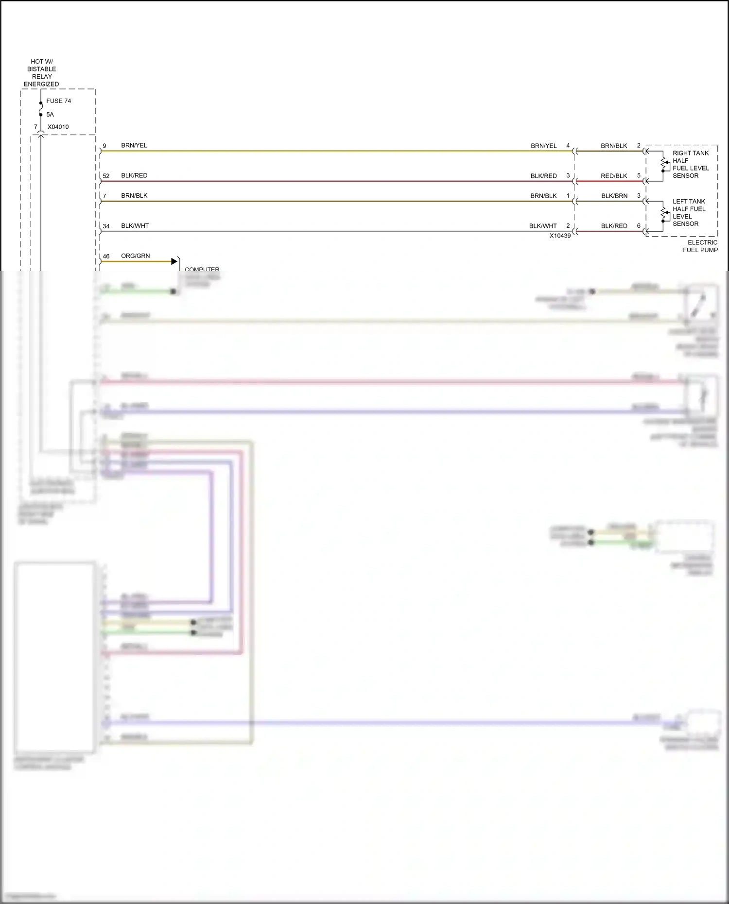 Wiring diagram blk/red for BMW Z4 E89 facelift (2013-2017) (2 of 19)
