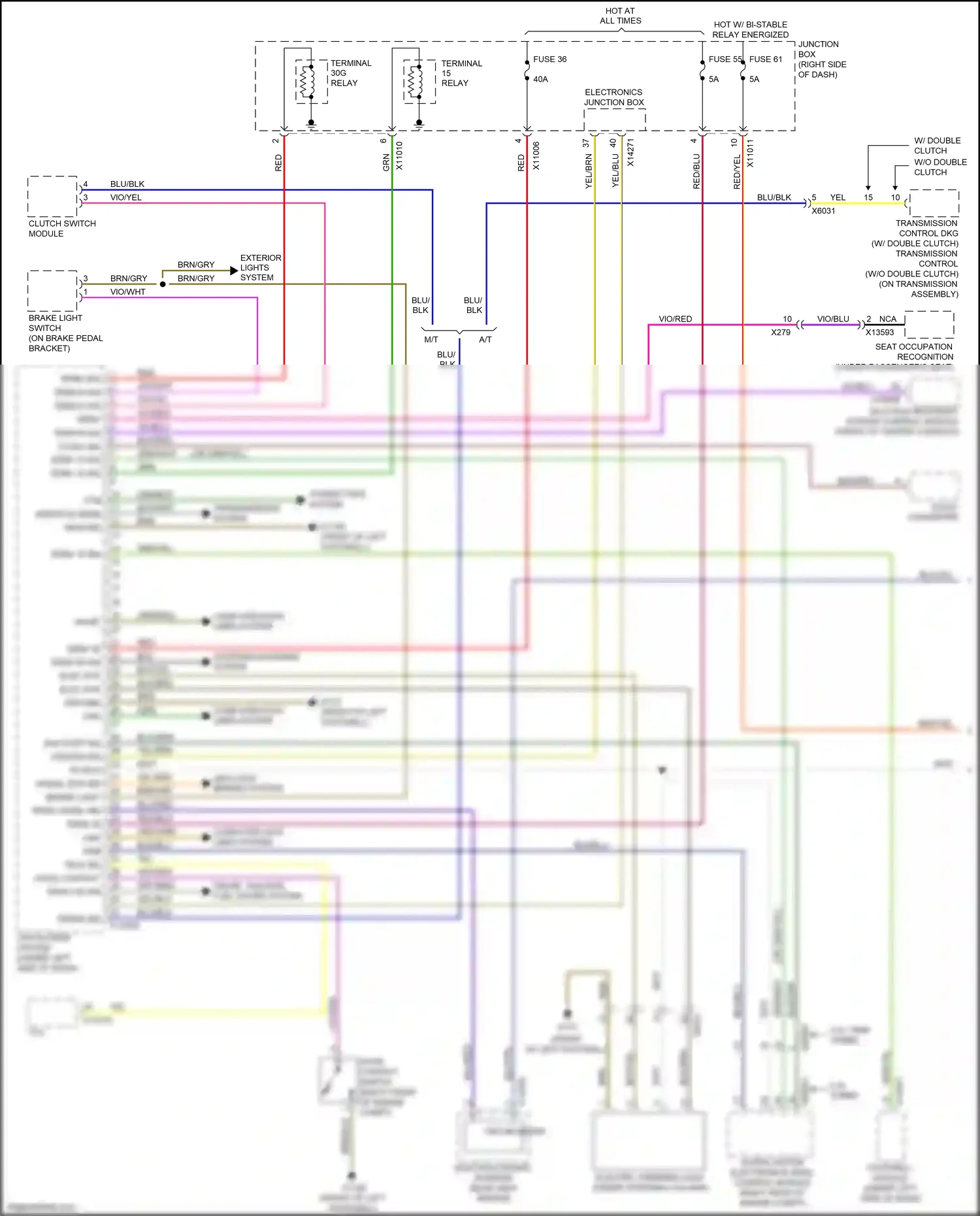 Wiring diagram blk/red for BMW Z4 E89 facelift (2013-2017) (11 of 19)