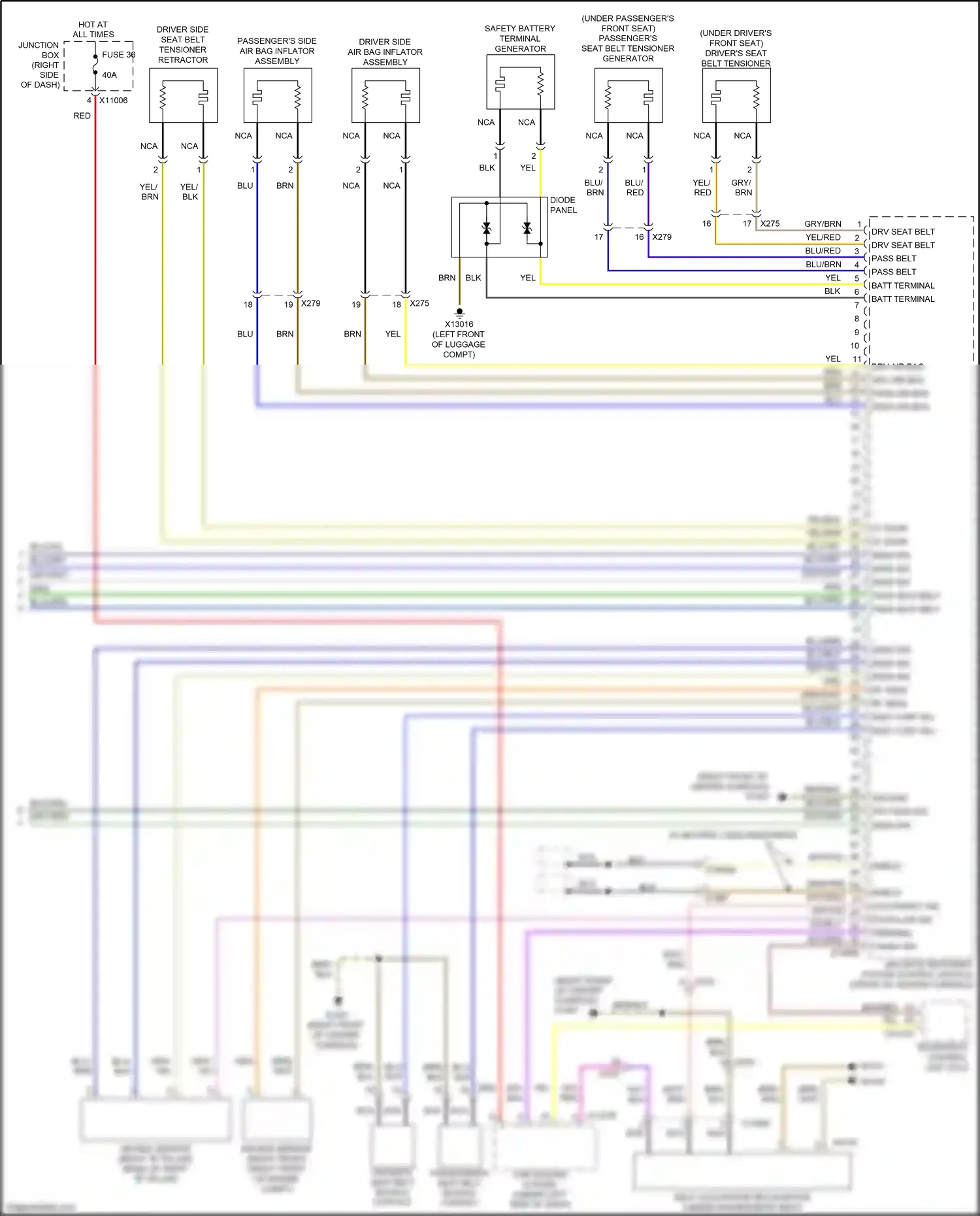 Wiring diagram blu/grn for BMW Z4 E89 facelift (2013-2017) (19 of 23)
