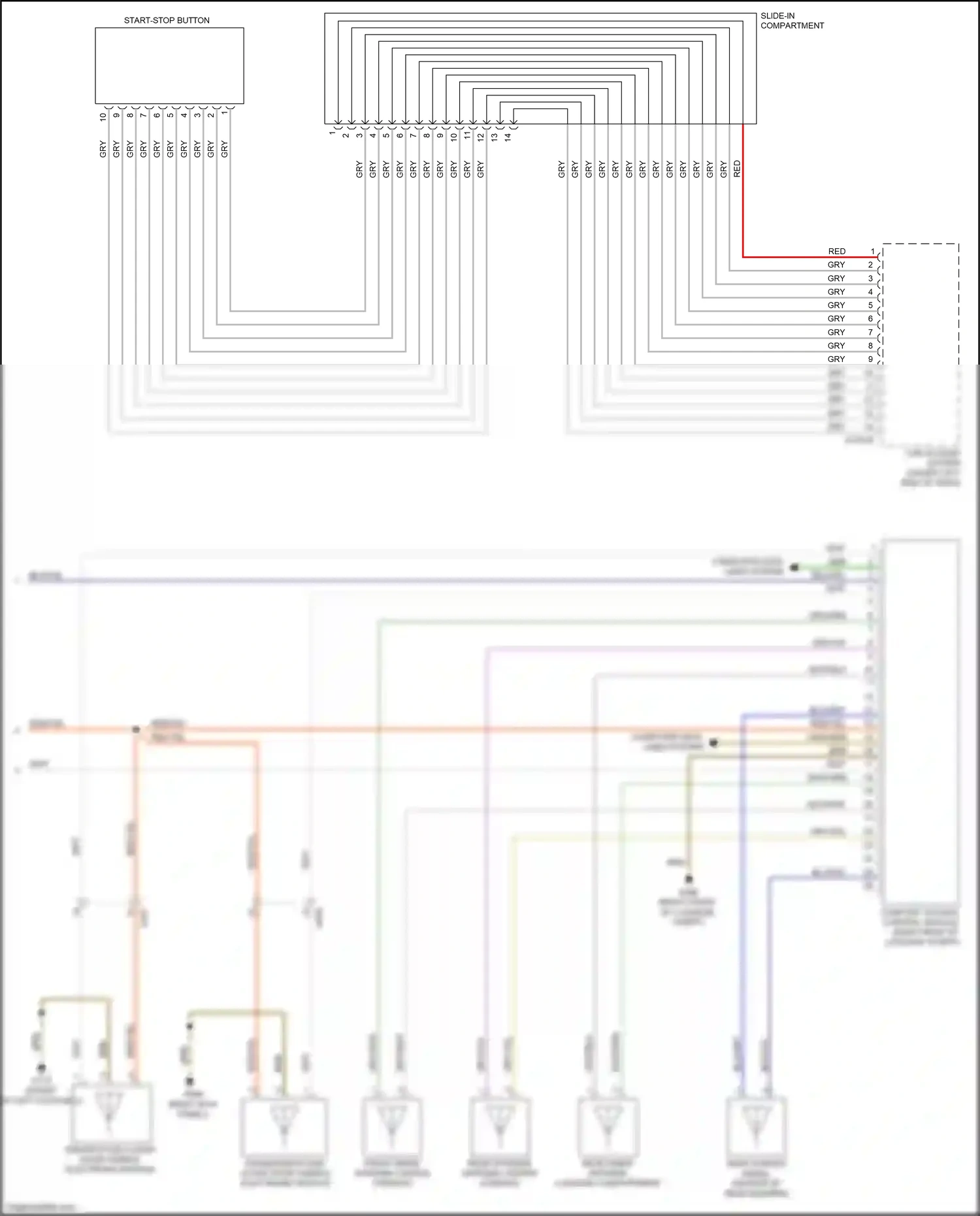 Wiring diagram blu/yel for BMW Z4 E89 facelift (2013-2017) (12 of 14)