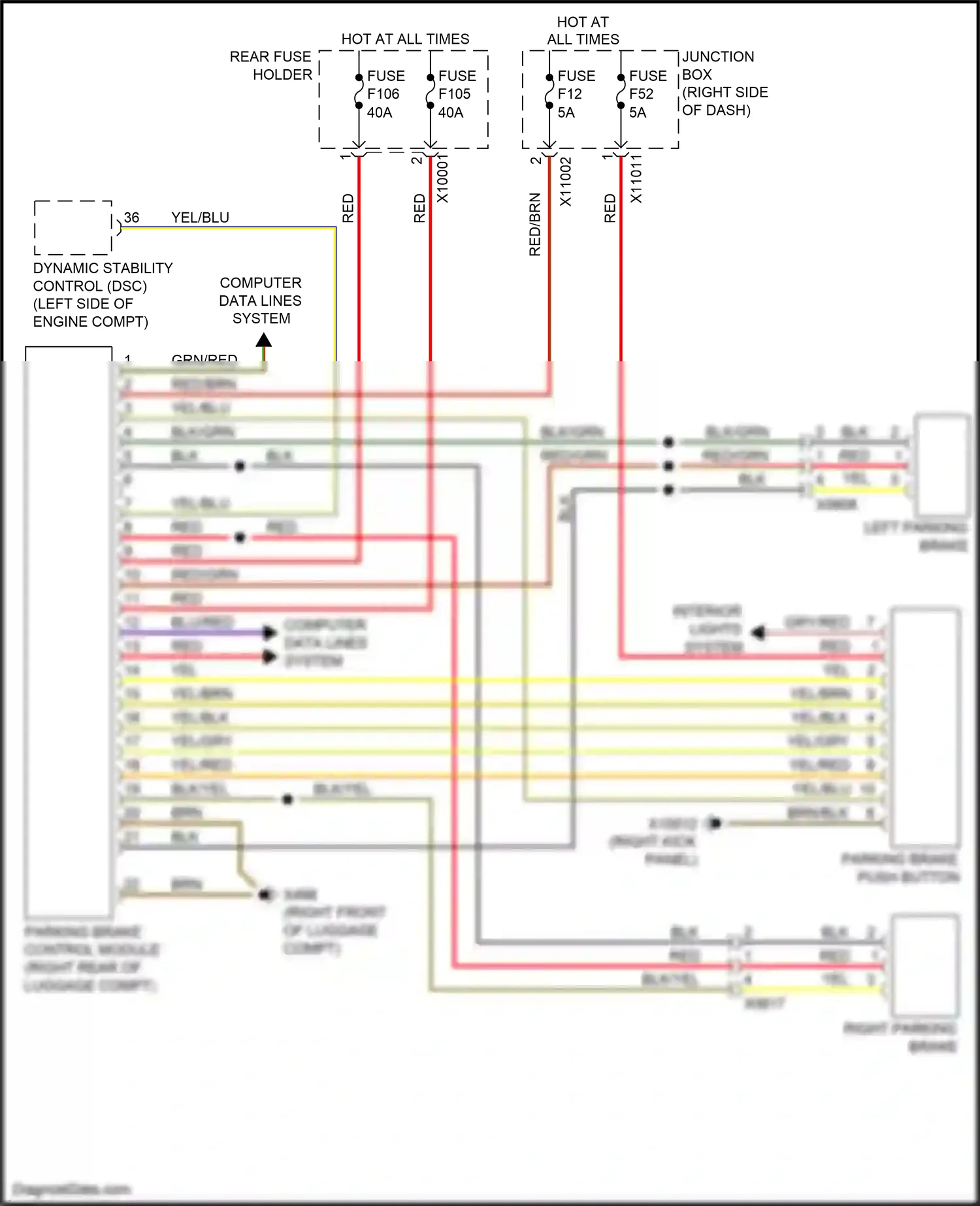 Wiring diagram brn for BMW Z4 E89 facelift (2013-2017) (16 of 82)