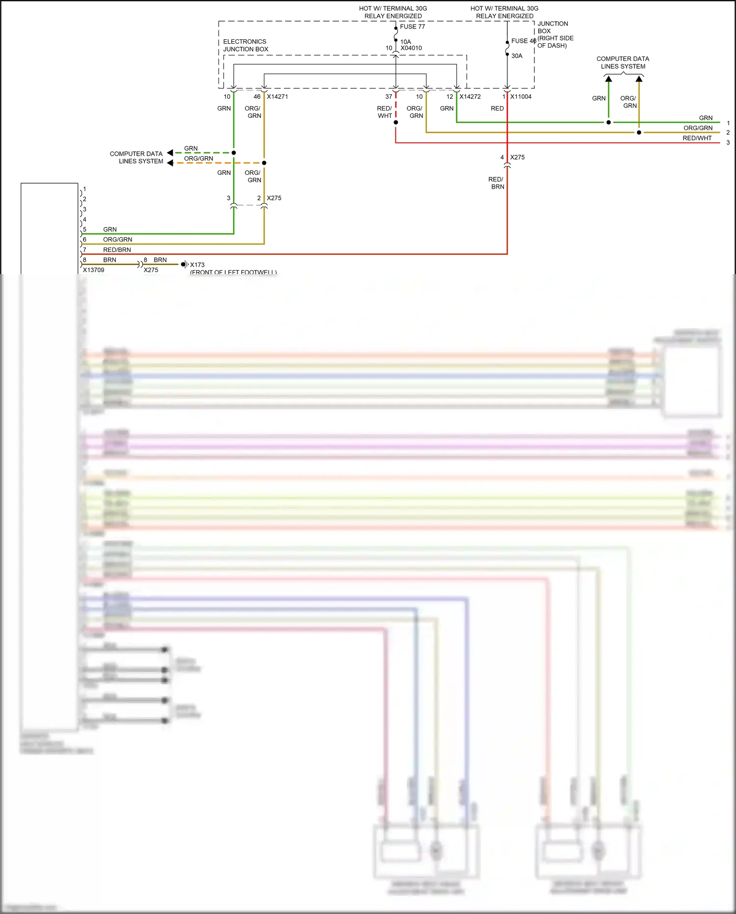 Wiring diagram brn for BMW Z4 E89 facelift (2013-2017) (22 of 82)